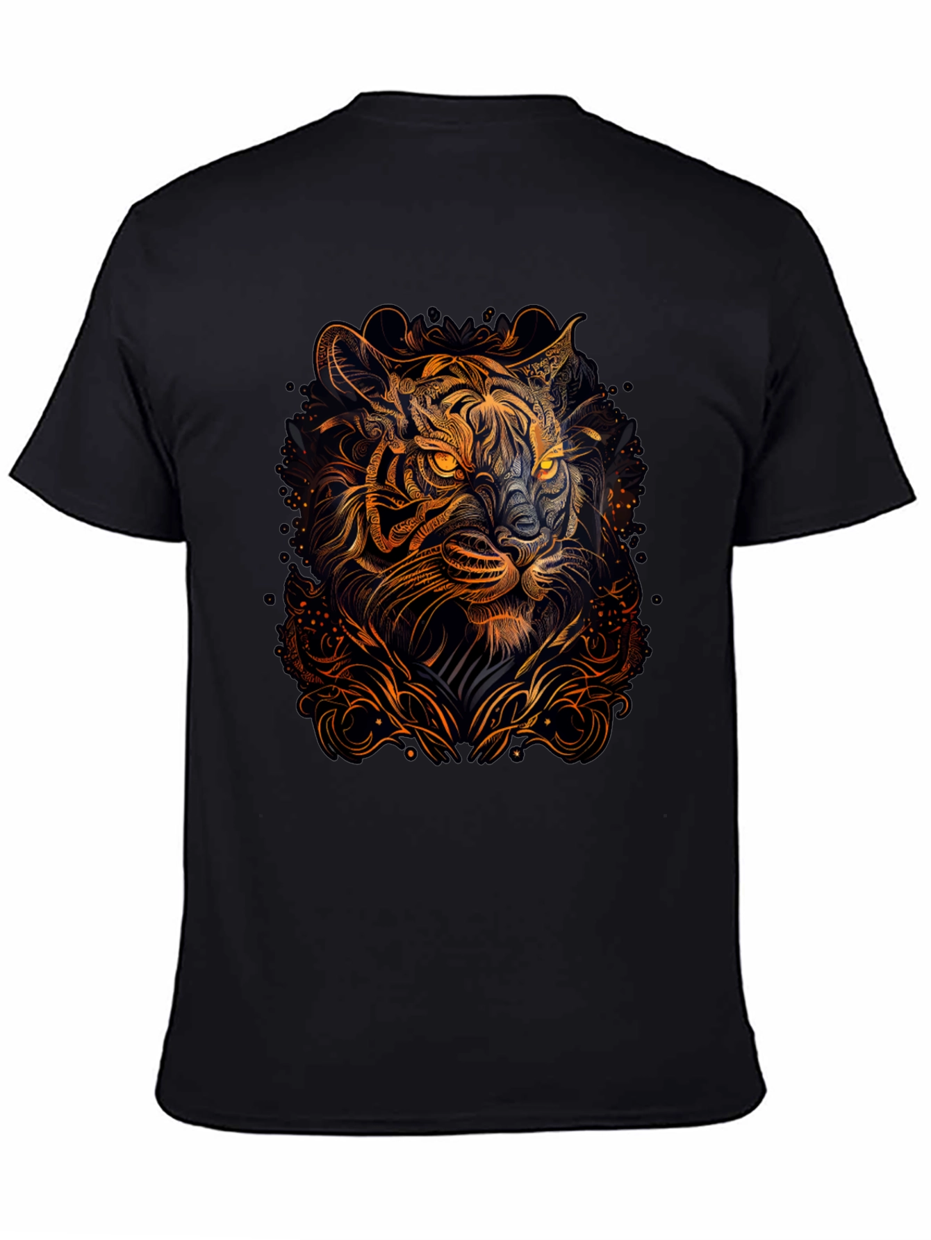 Tiger Graphic Black T-Shirt