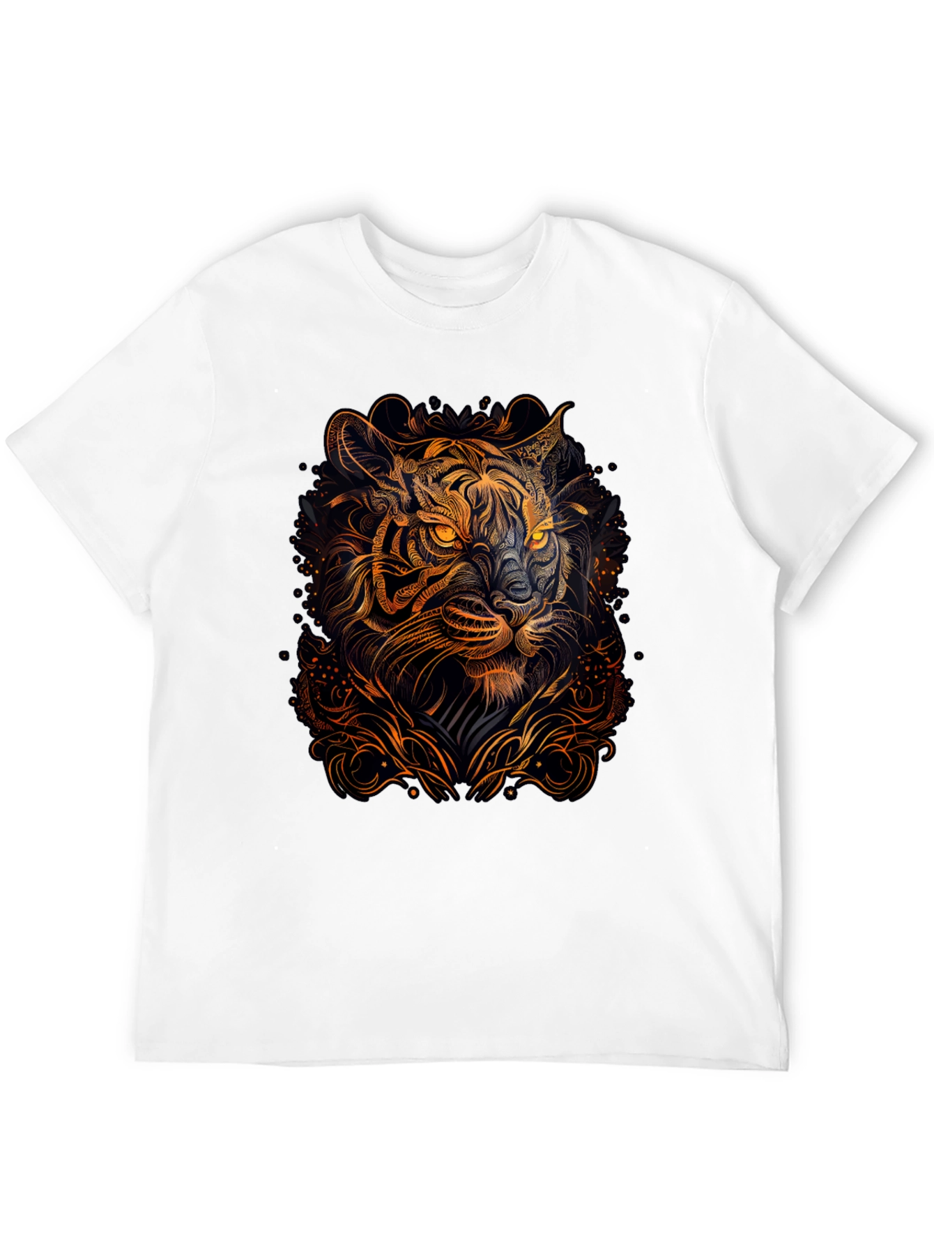 Tiger Graphic Black T-Shirt