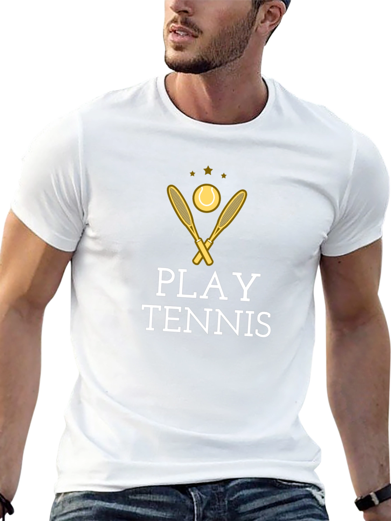 Play Tennis T-Shirt - Fun Sporty Tee