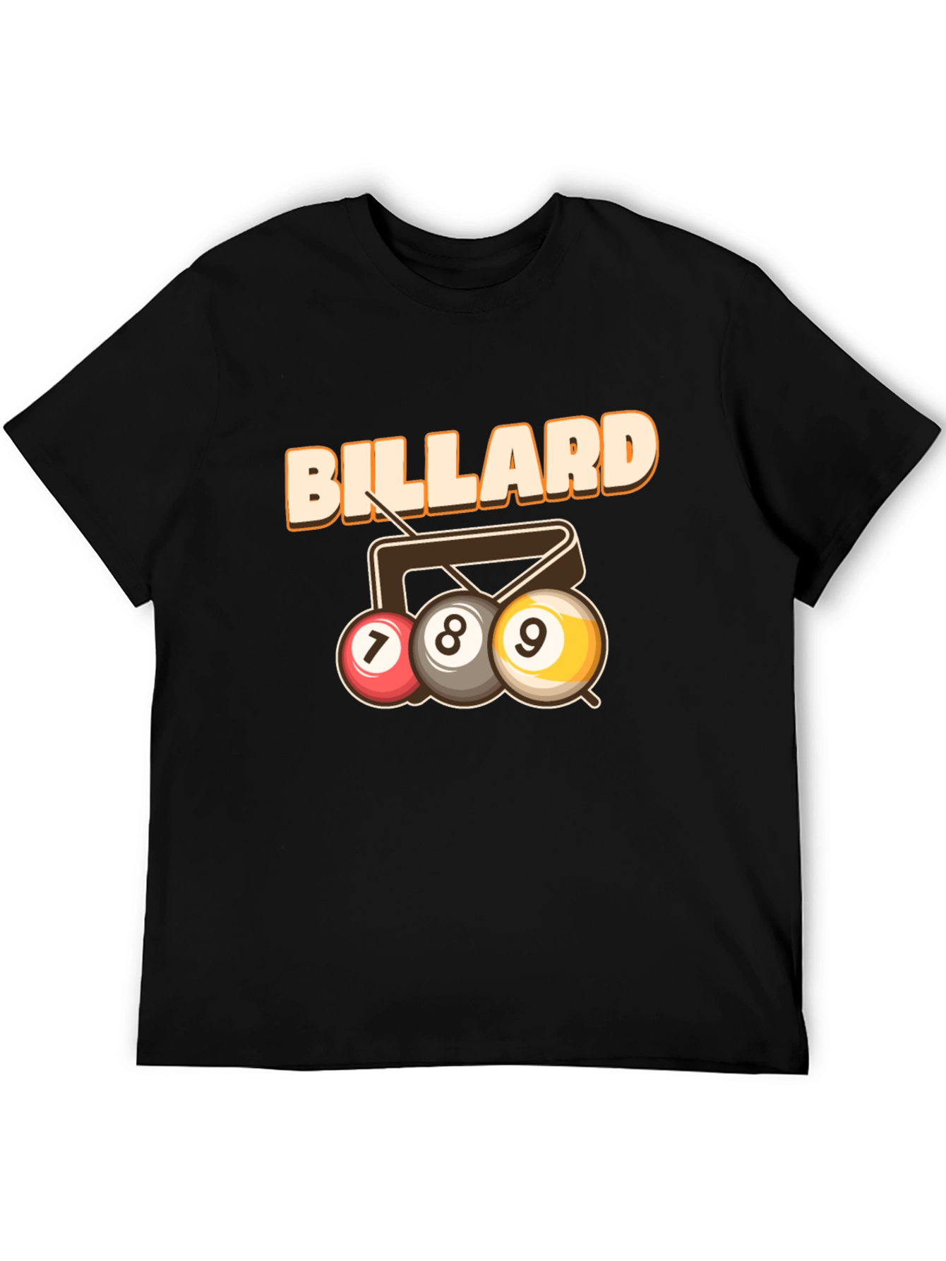 Billiard T-Shirt - 7 8 9 Ball Design