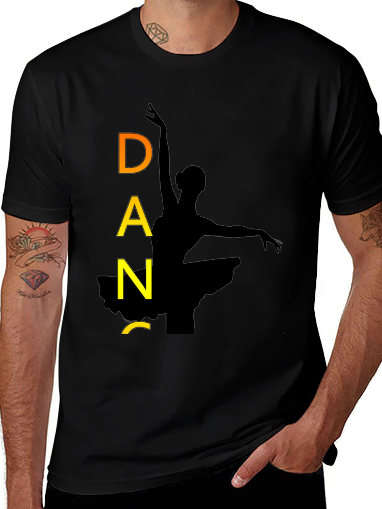 Dance Silhouette Graphic T-Shirt