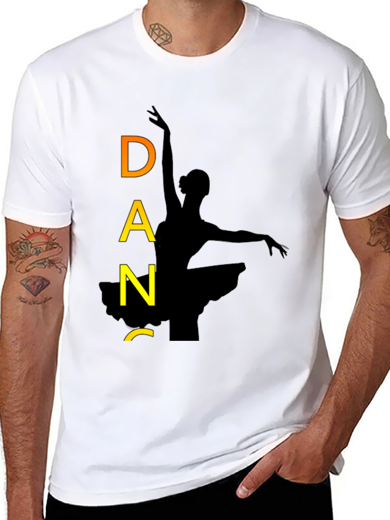 Dance Silhouette Graphic T-Shirt