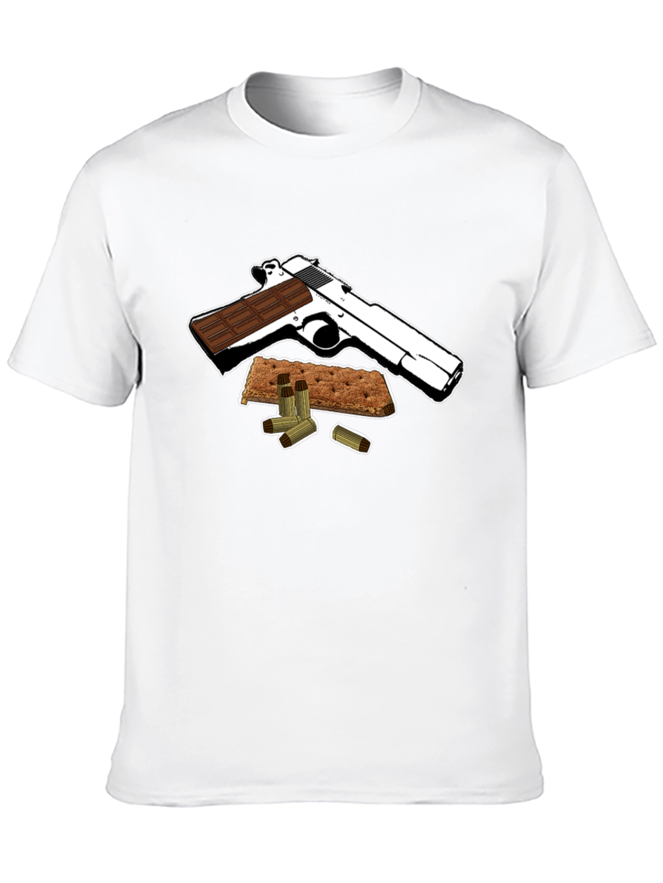Smores Gun T-Shirt - Funny Dessert Graphic Tee
