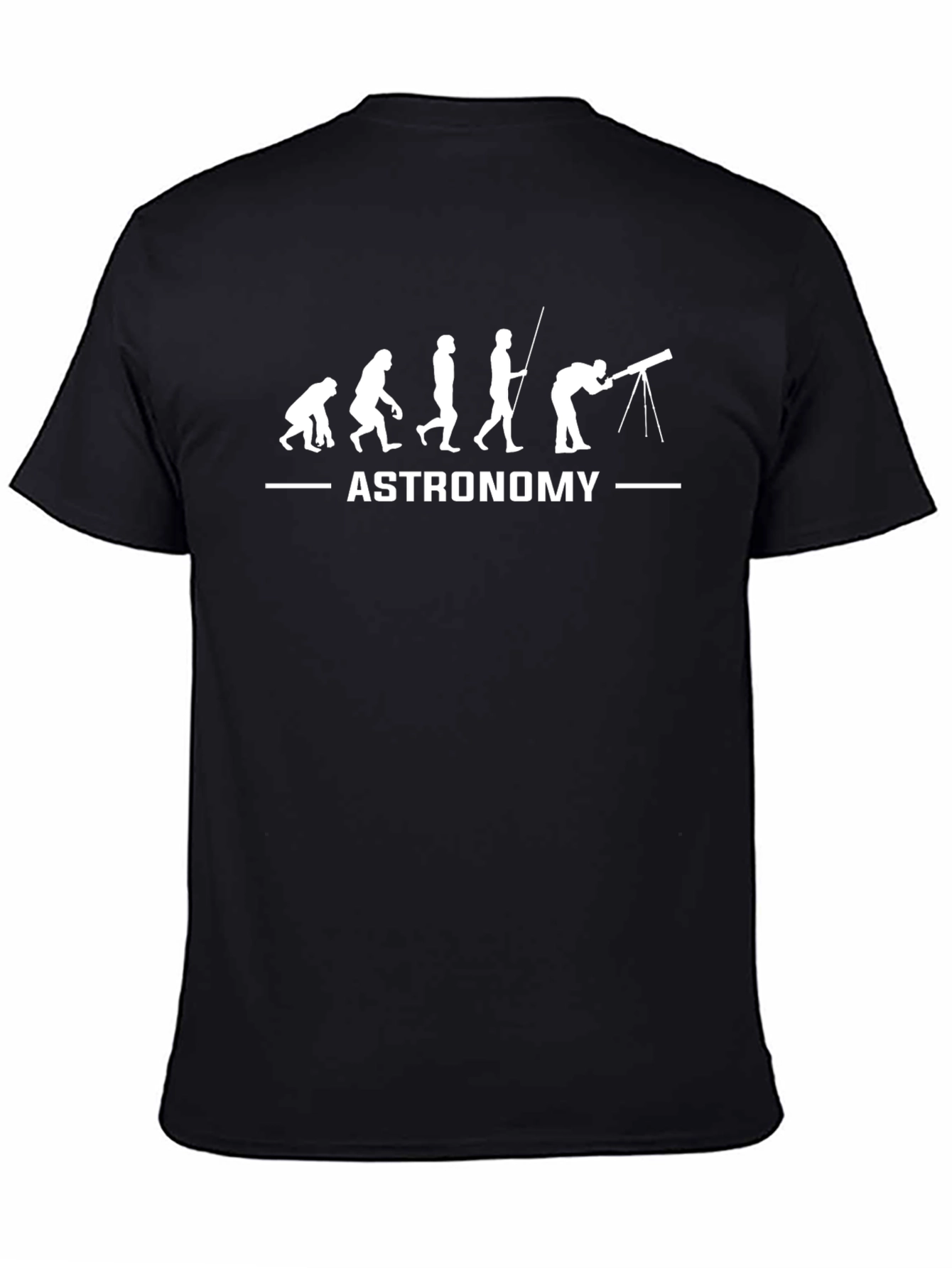 Astronomy Evolution T-Shirt - Humorous Space Design