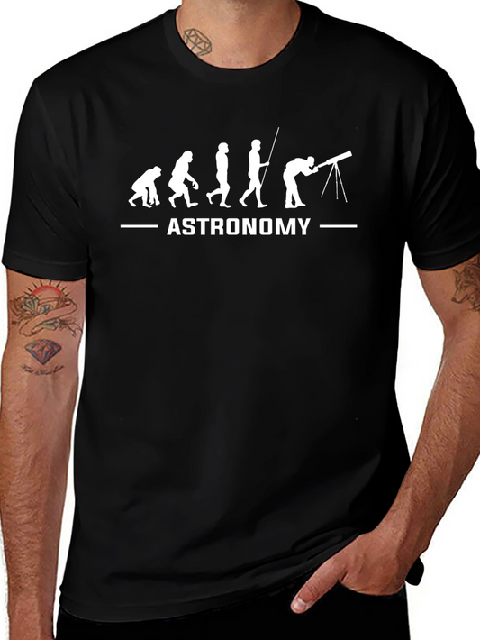 Astronomy Evolution T-Shirt - Humorous Space Design