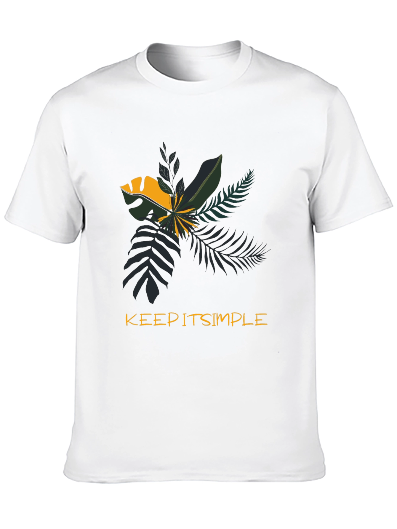 Keep It Simple Tropical Graphic Tee