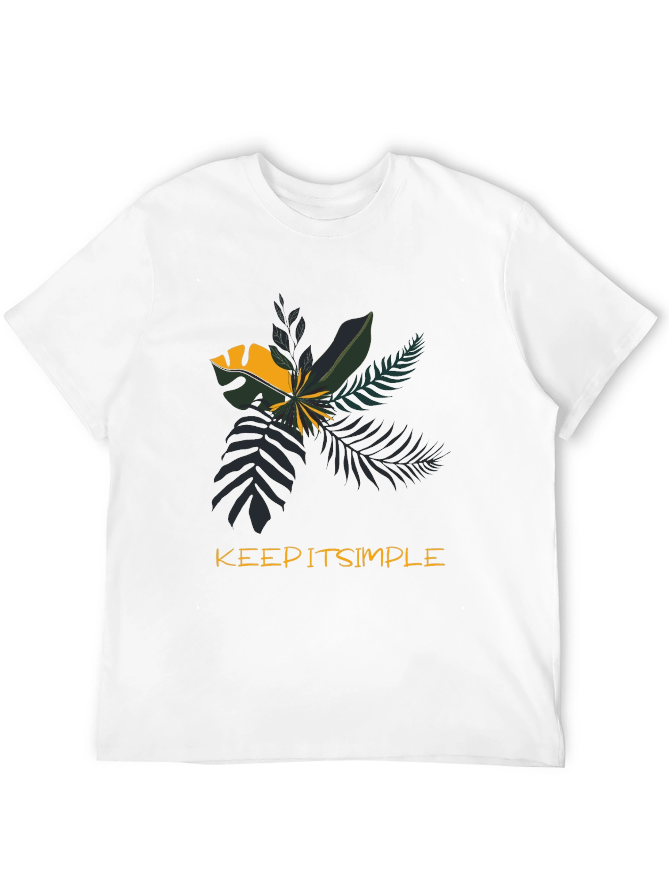 Keep It Simple Tropical Graphic Tee