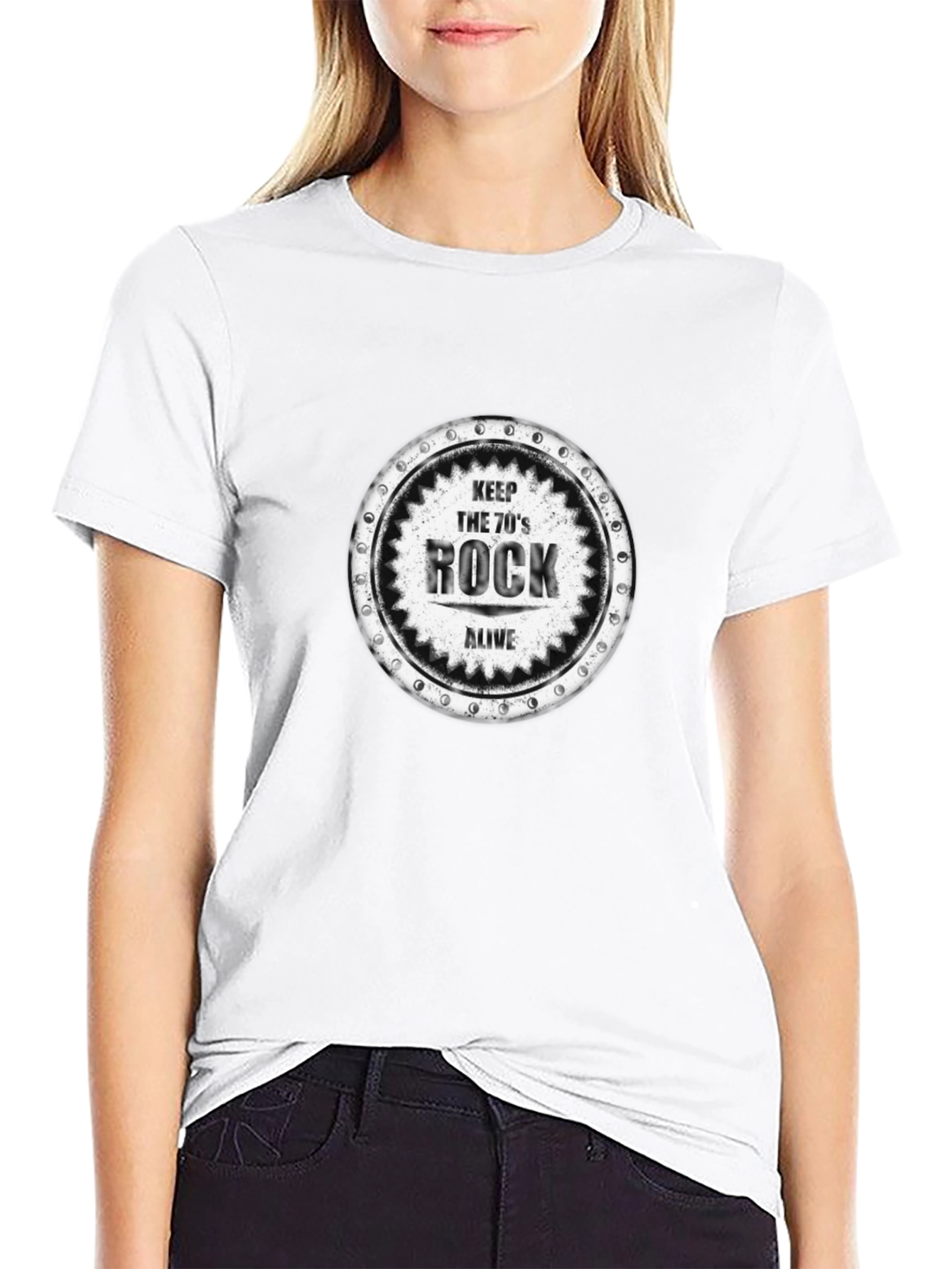 Keep the 70s Rock Alive Black Tee