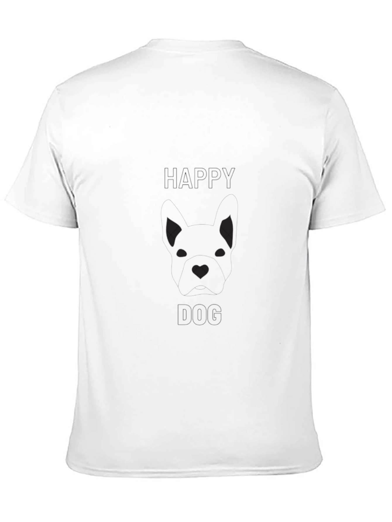 Mens Black Graphic Tee - Hello Dog