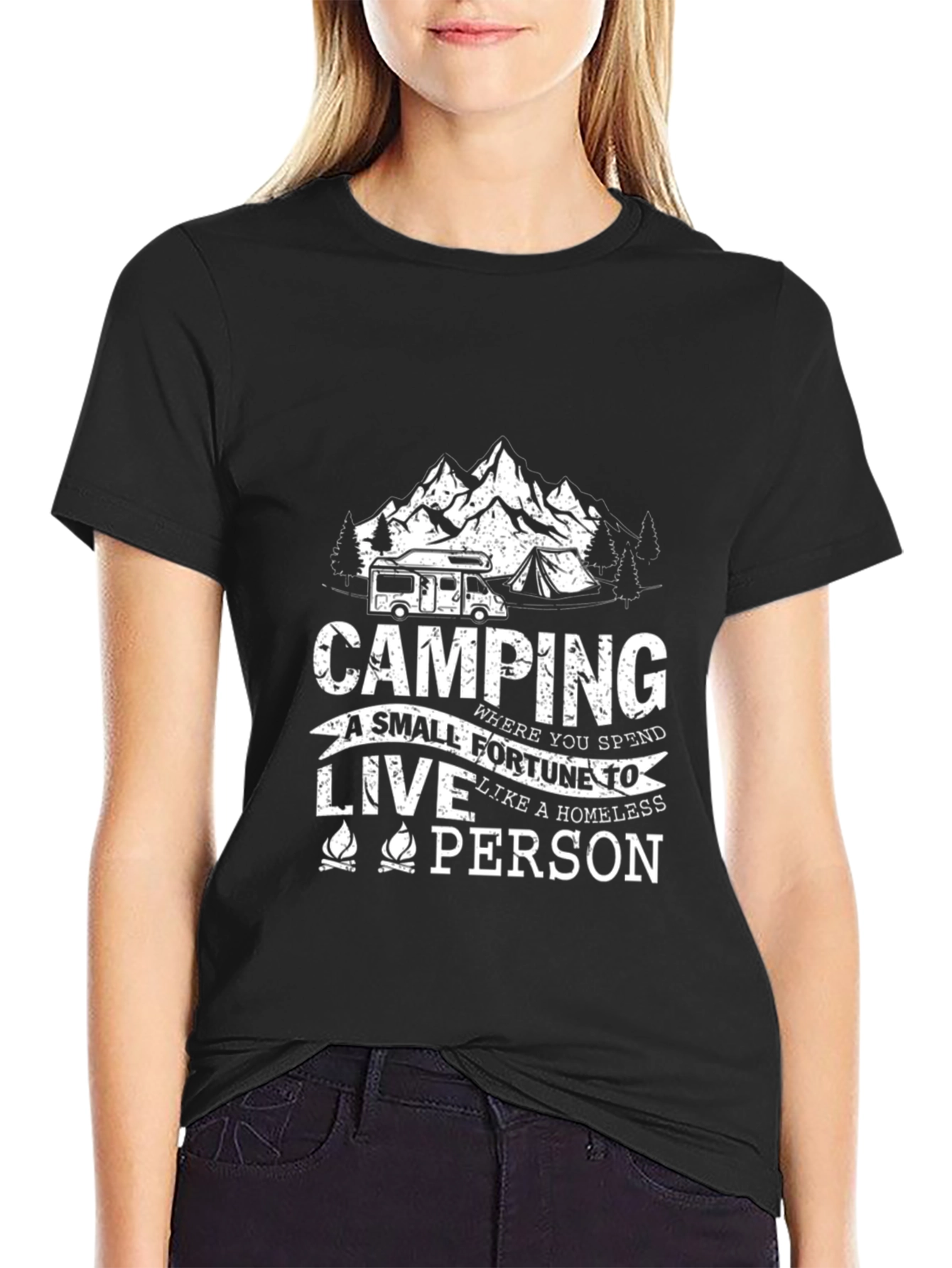 Camping Fortune T-Shirt - Funny Camping Apparel