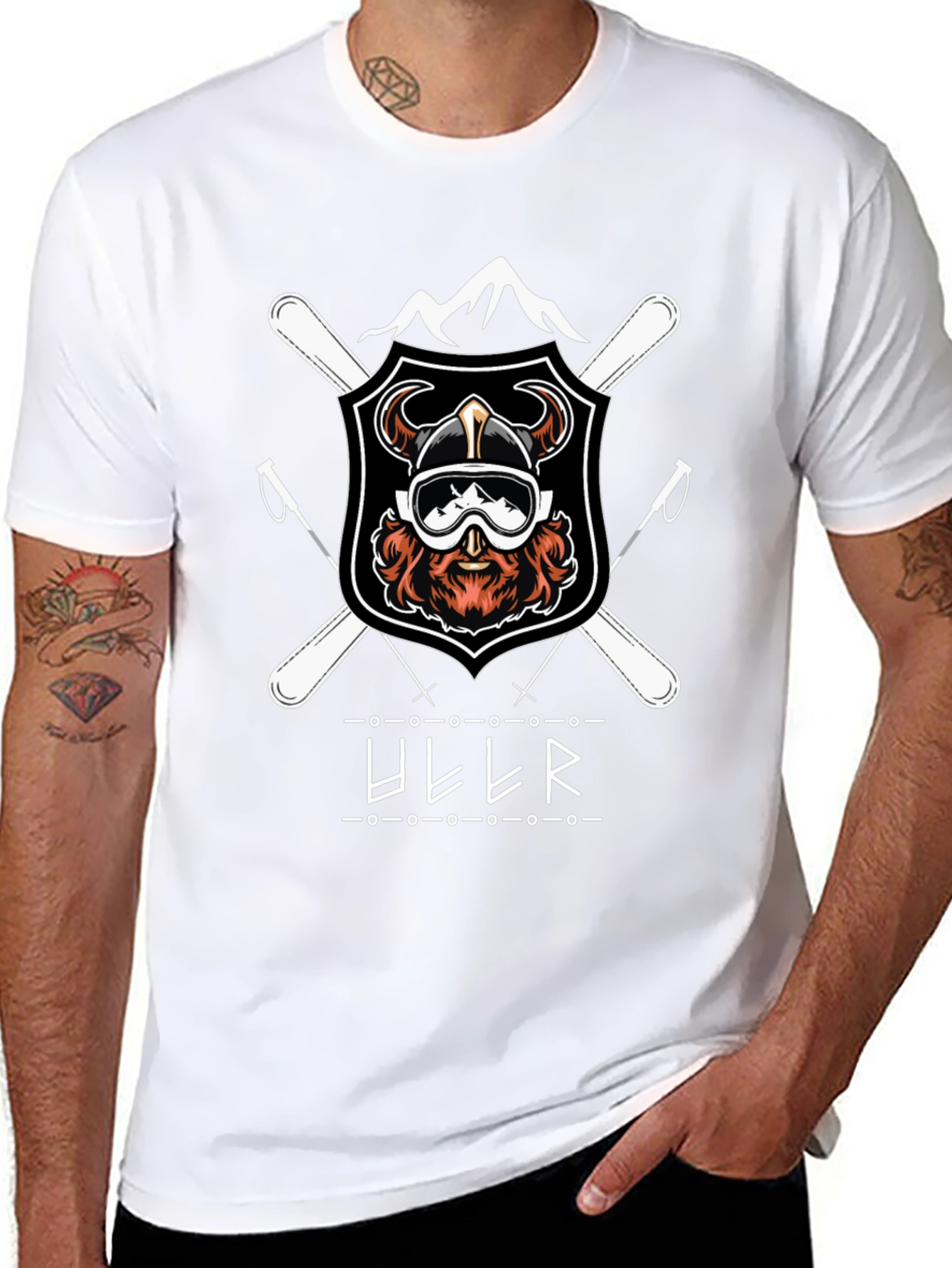 Ullr Viking Ski Graphic T-Shirt