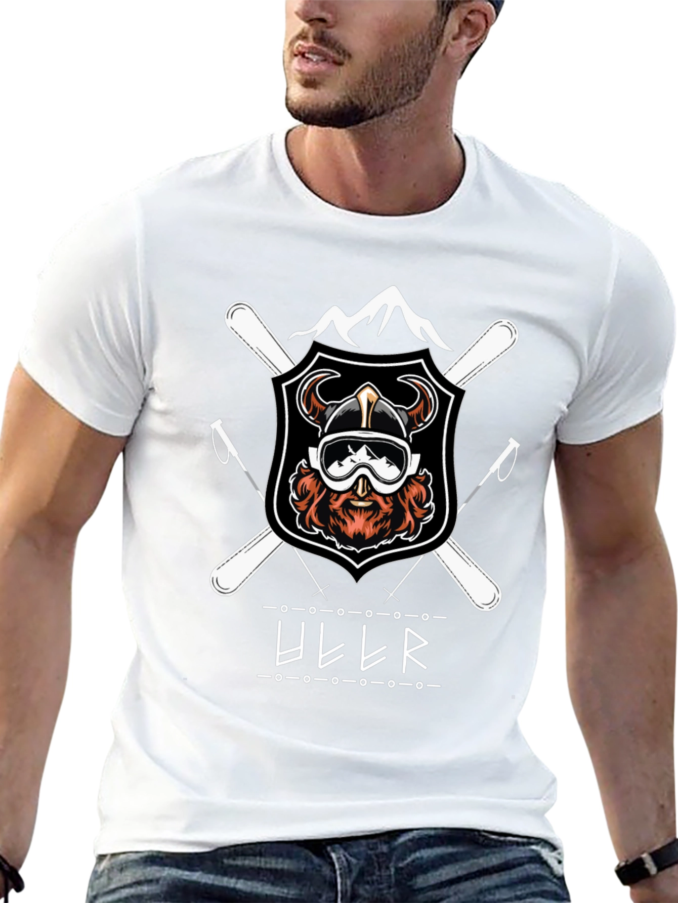 Ullr Viking Ski Graphic T-Shirt