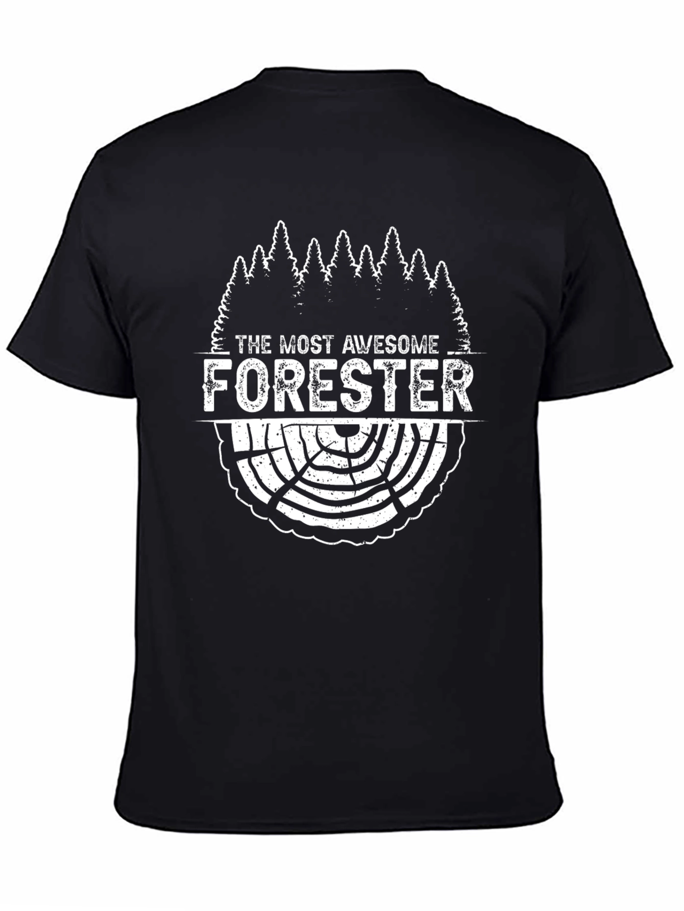Awesome Forester T-Shirt - Tree Ring Design