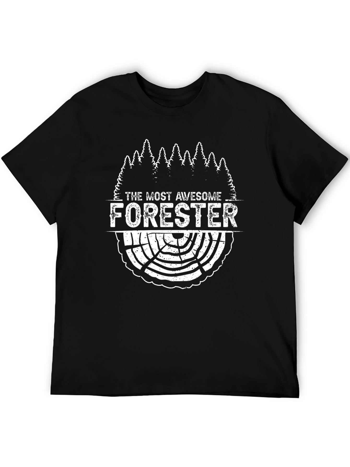 Awesome Forester T-Shirt - Tree Ring Design