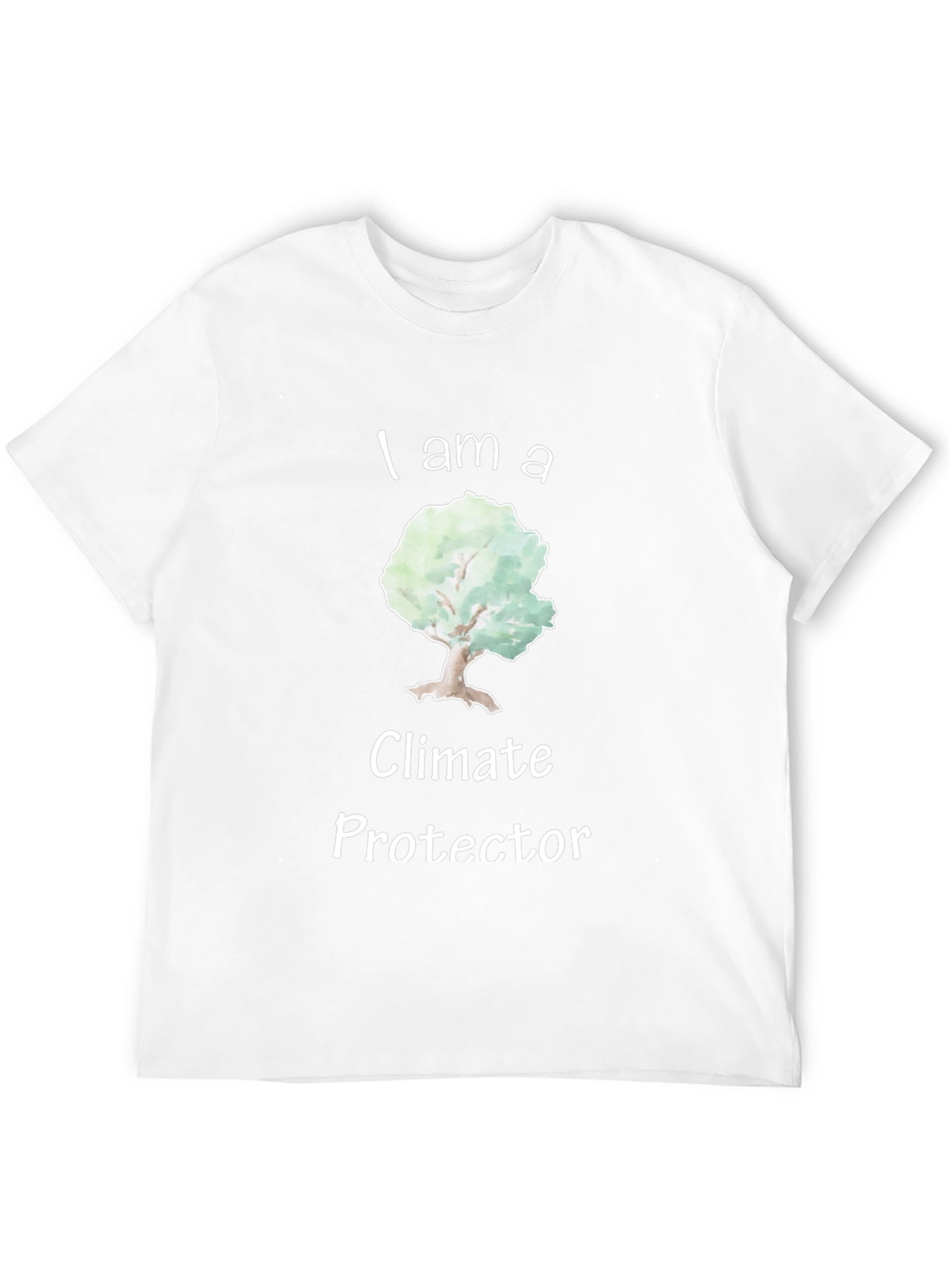 Eco-Friendly I am a Climate Protector Graphic T-Shirt