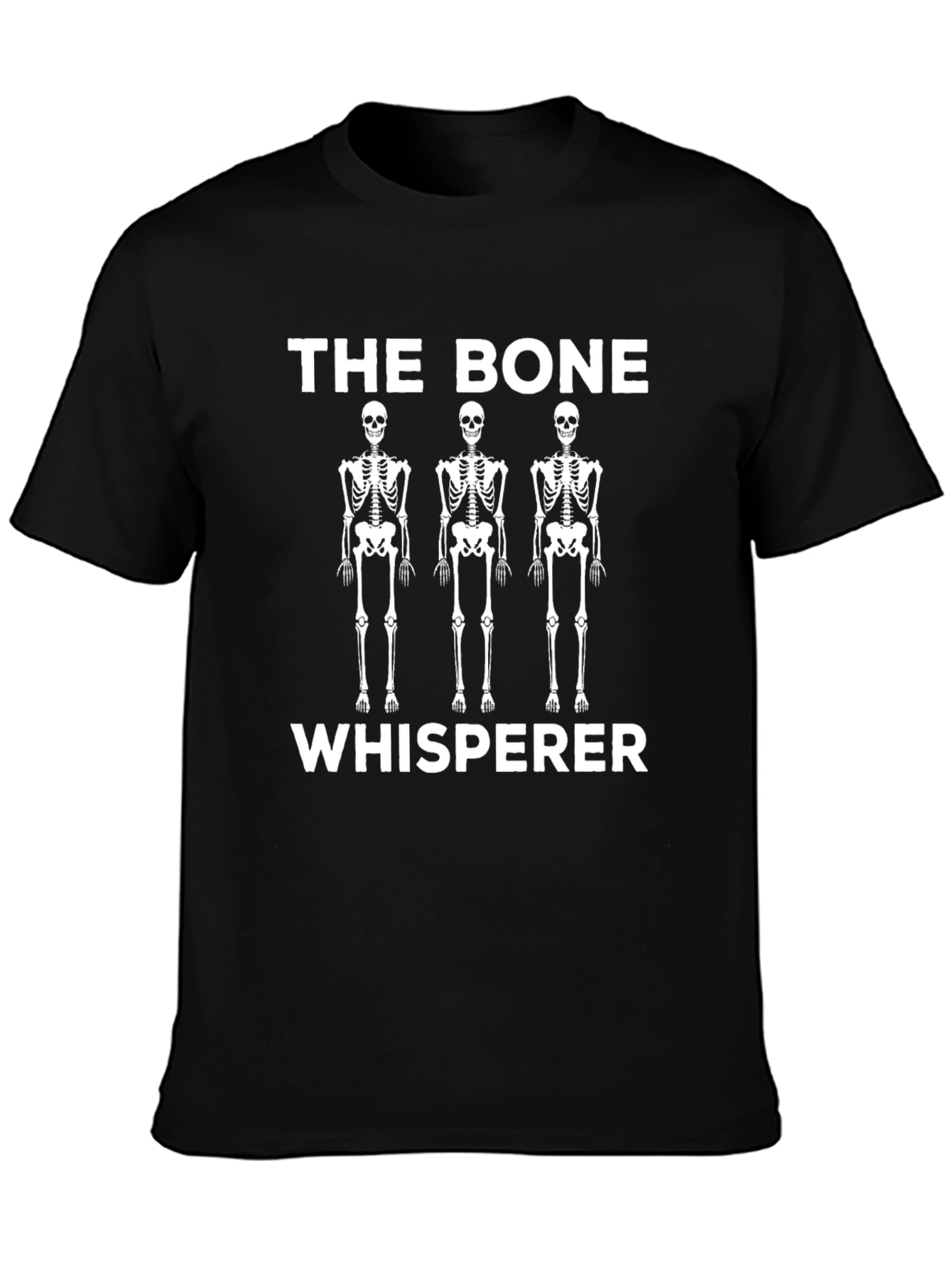 The Bone Whisperer Skeleton Graphic Tee