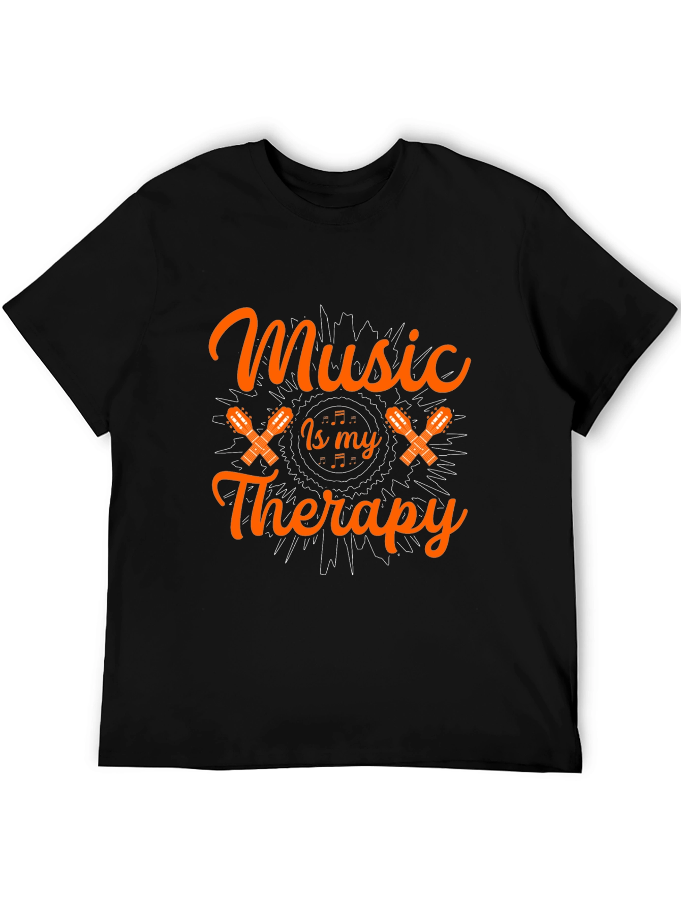 Music is My Therapy Graphic T-Shirt