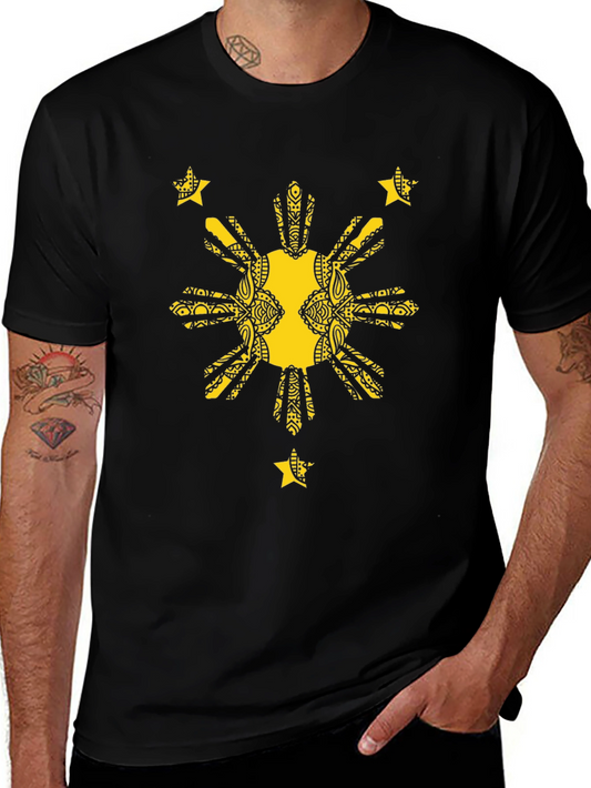 Filipino Pride Graphic Tee - Black