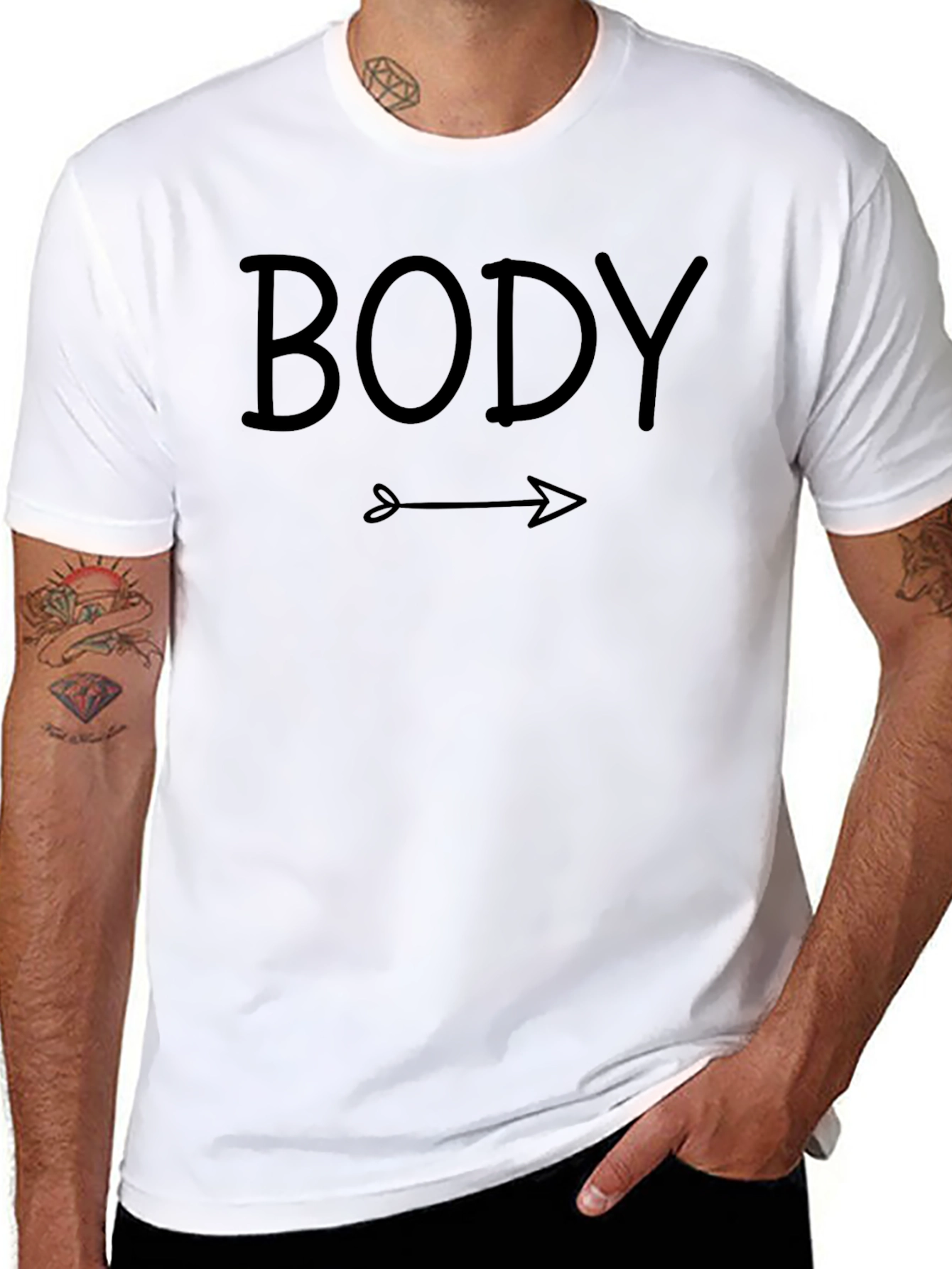 Funny Body Arrow T-Shirt