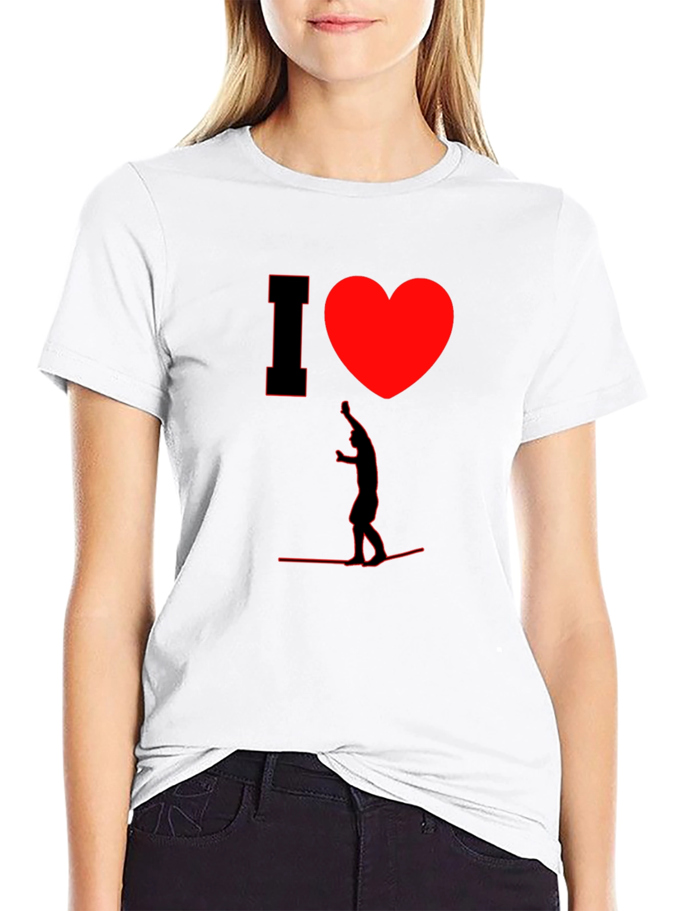 I Heart Wakeboarding Mens T-Shirt
