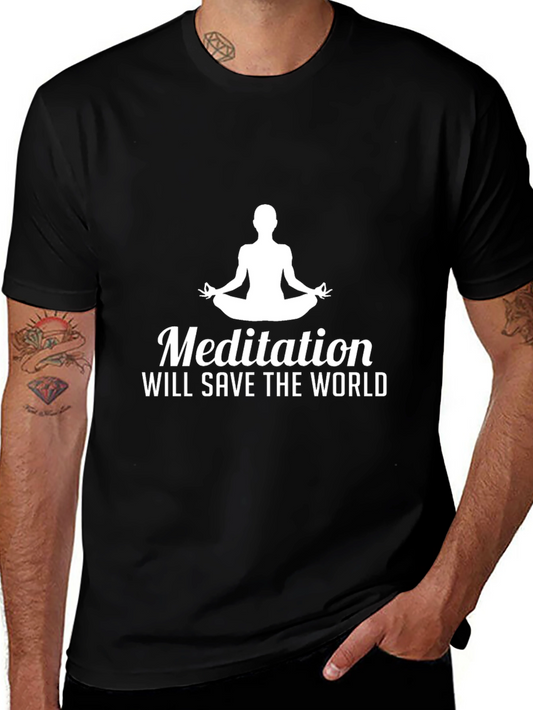 Meditation Will Save the World Graphic Tee