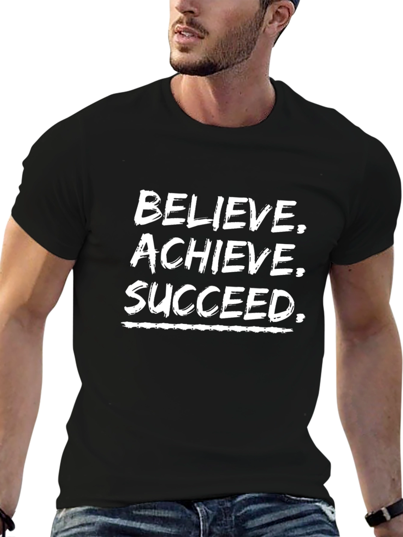 Motivational Believe Achieve Succeed T-Shirt