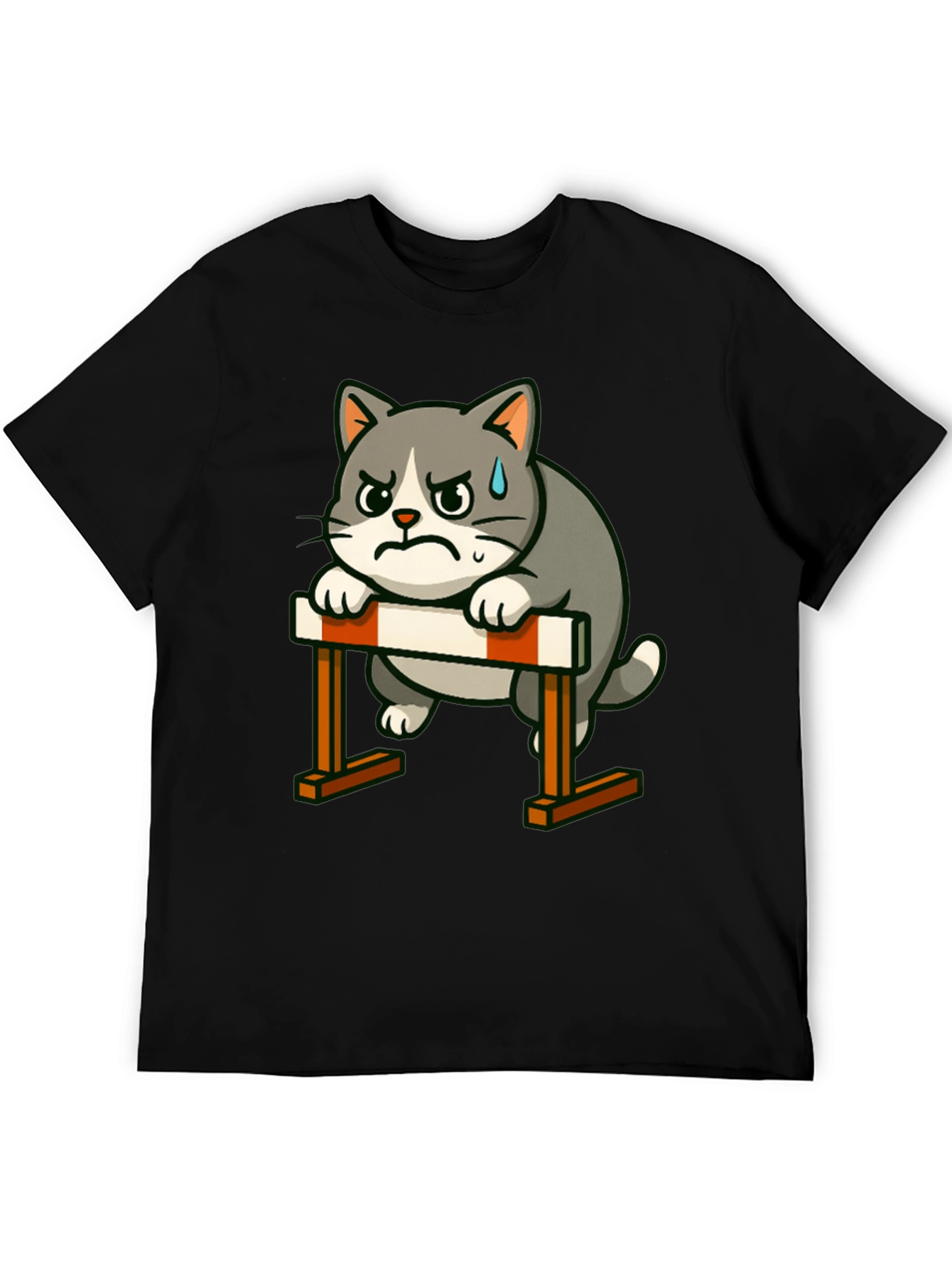 Cat Hurdler Graphic T-Shirt