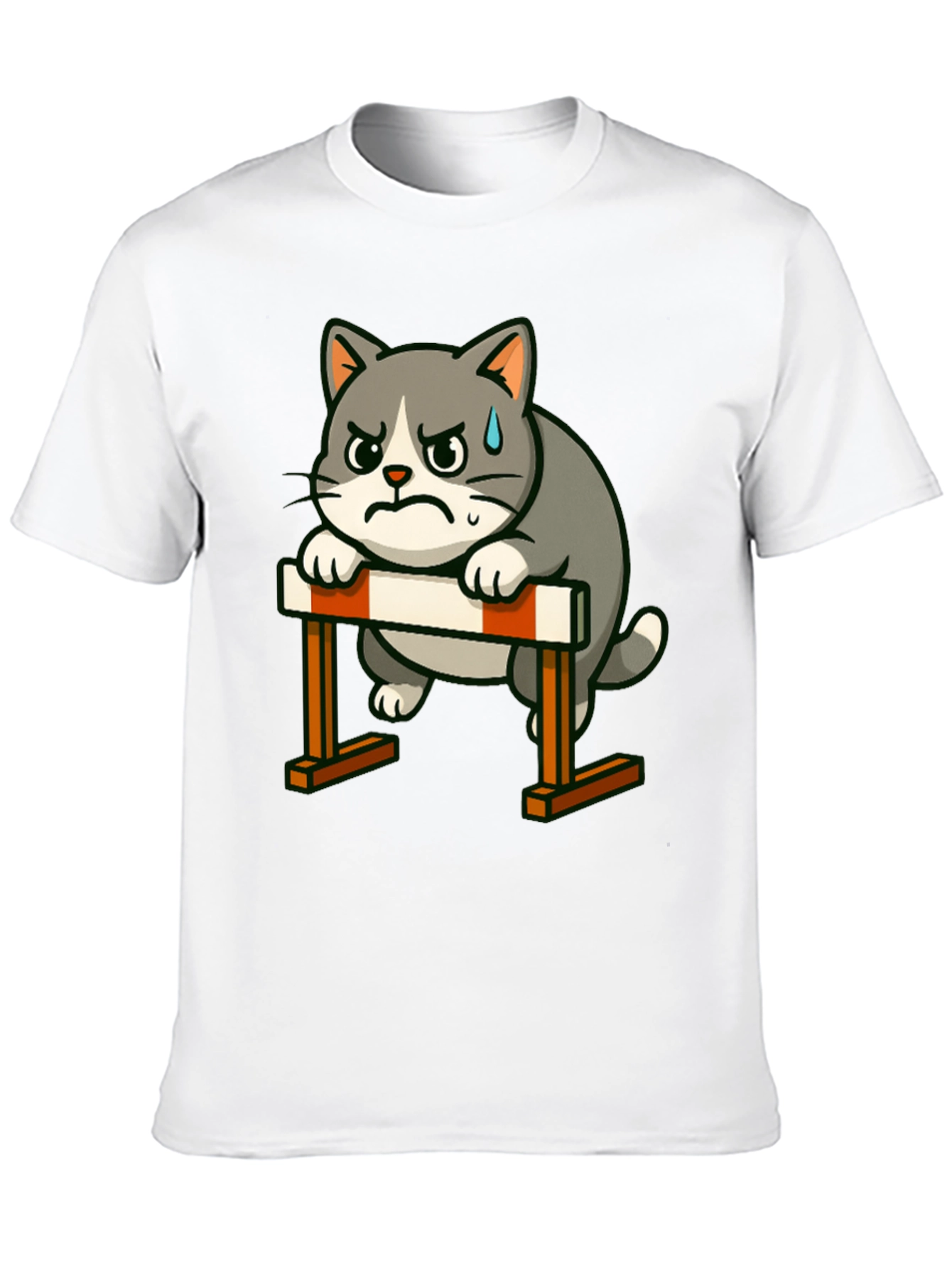 Cat Hurdler Graphic T-Shirt