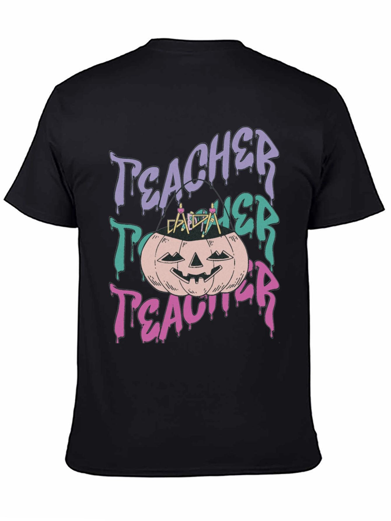 Teacher Halloween Pumpkin T-Shirt