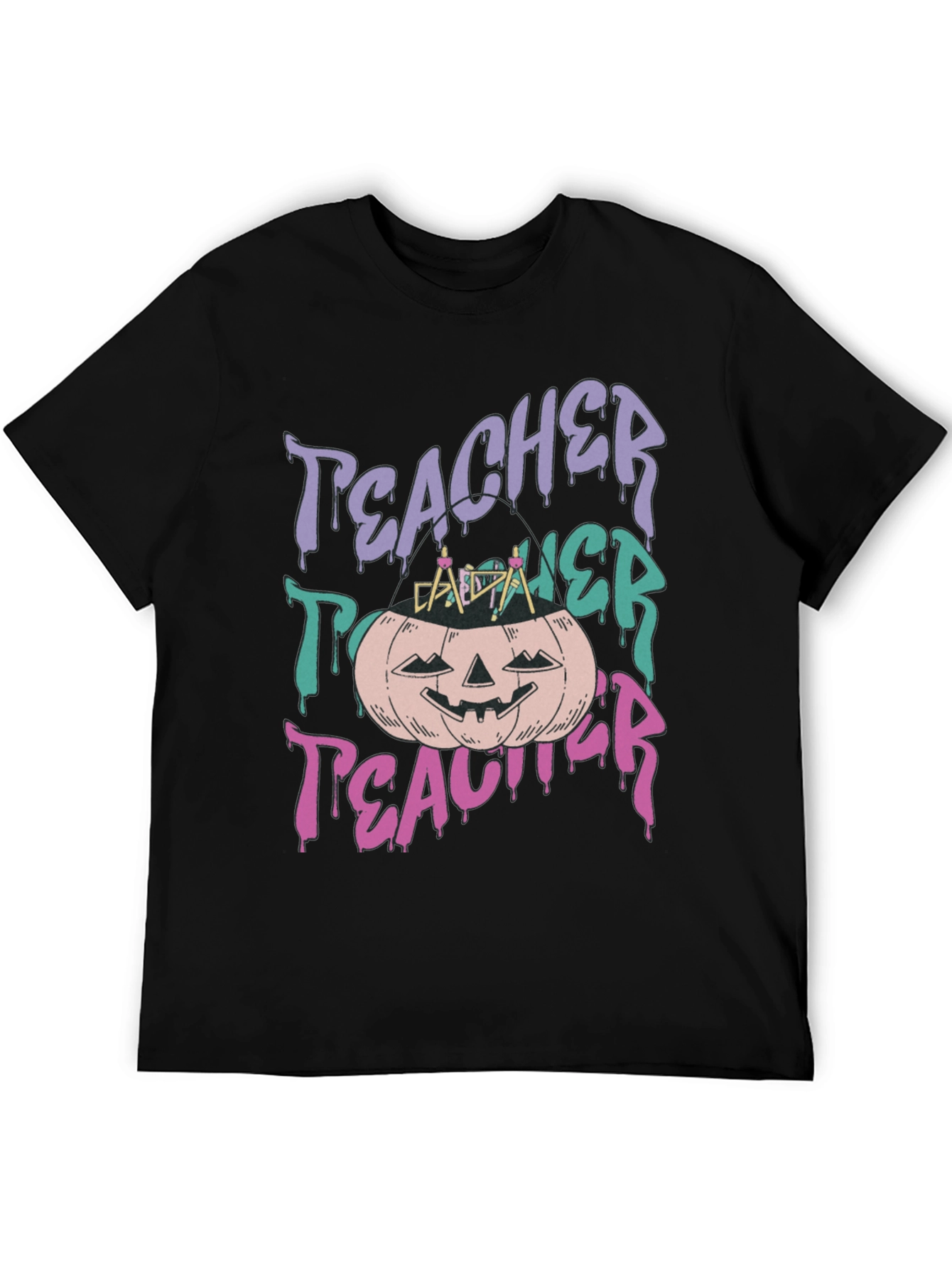 Teacher Halloween Pumpkin T-Shirt
