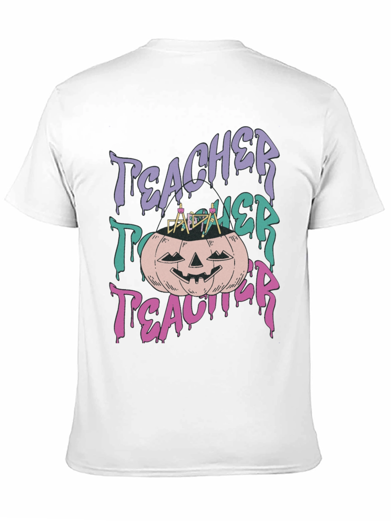 Teacher Halloween Pumpkin T-Shirt