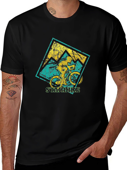 Mountain Biker Graphic T-Shirt - Starbike Design
