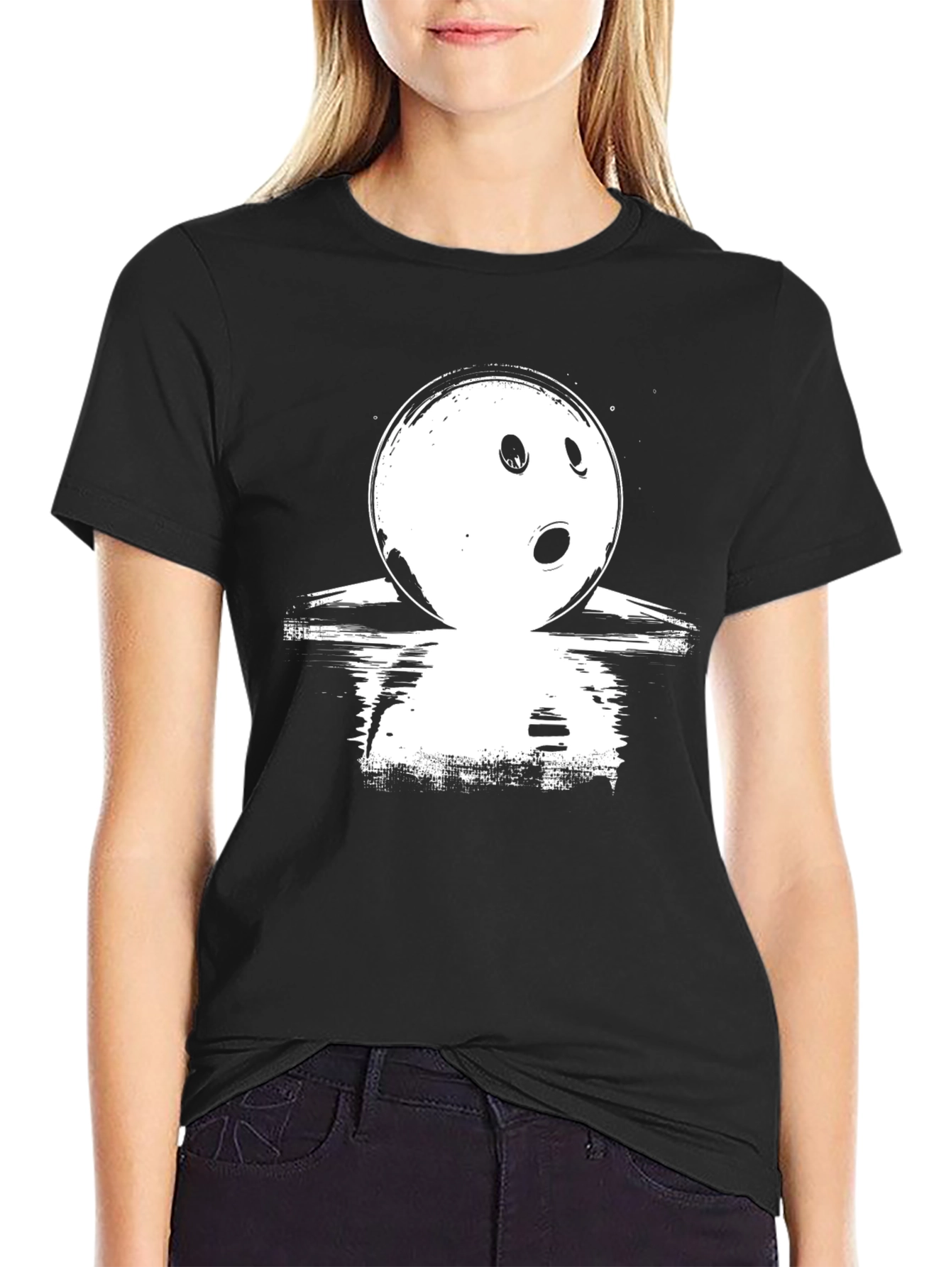 Bowling Ball Graphic Tee - Strike a Style!