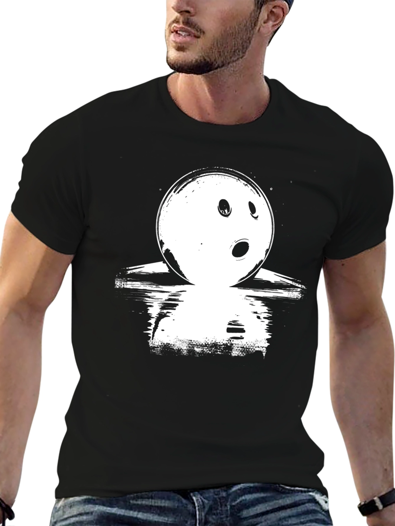 Bowling Ball Graphic Tee - Strike a Style!