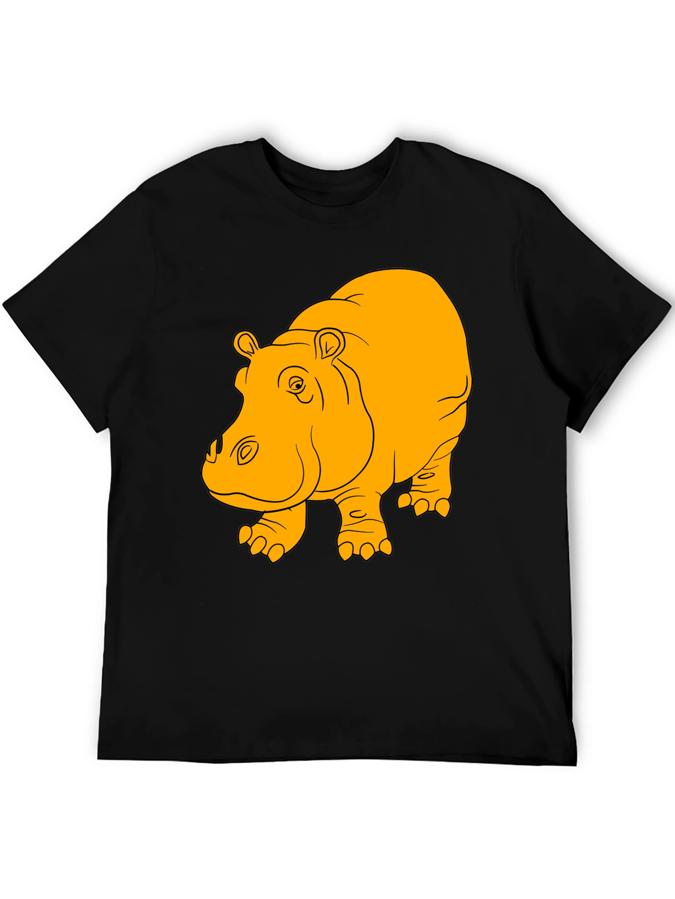 Hippo Graphic T-Shirt - Black