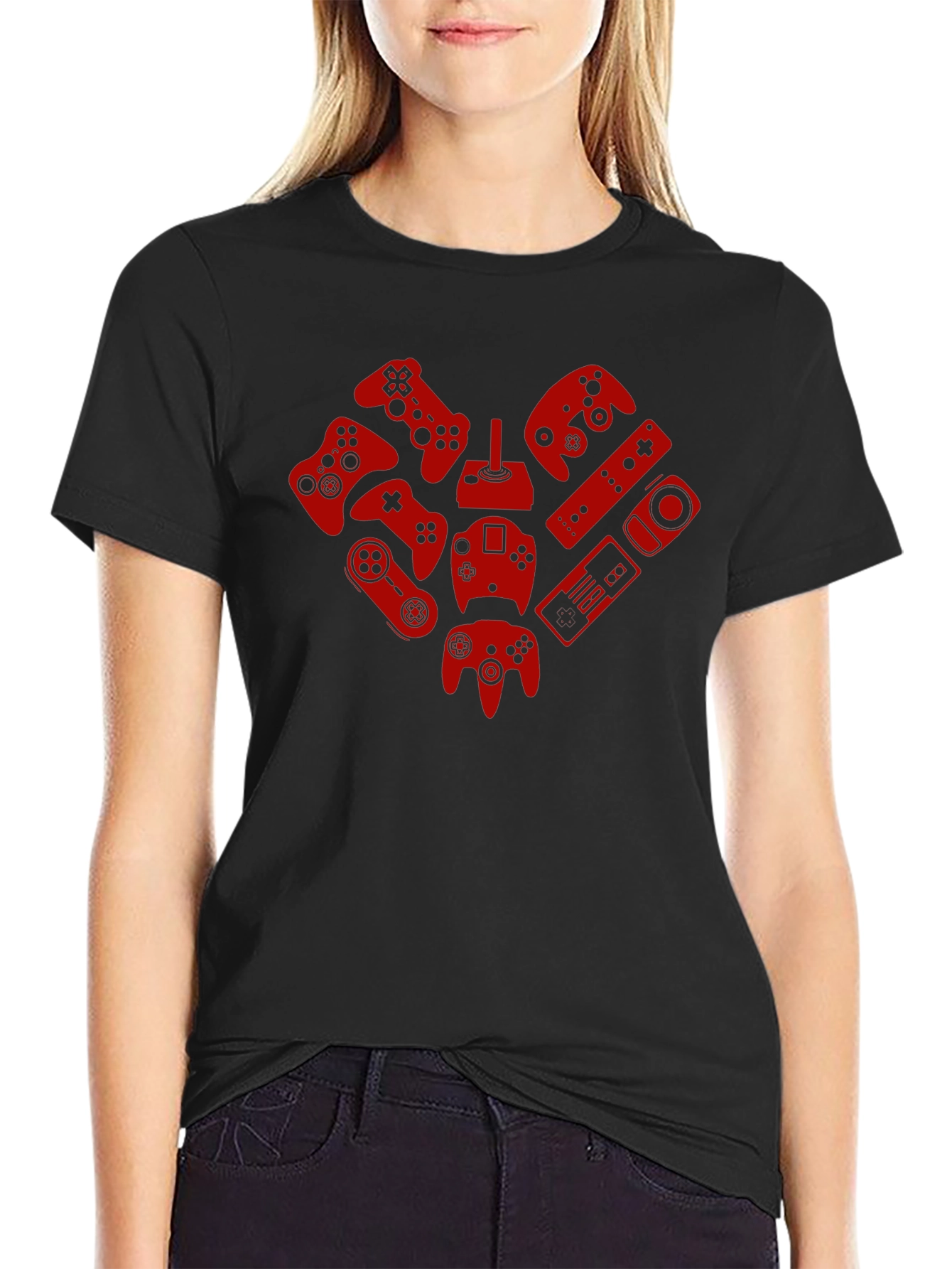 Gamer Heart T-Shirt - Controller Love!