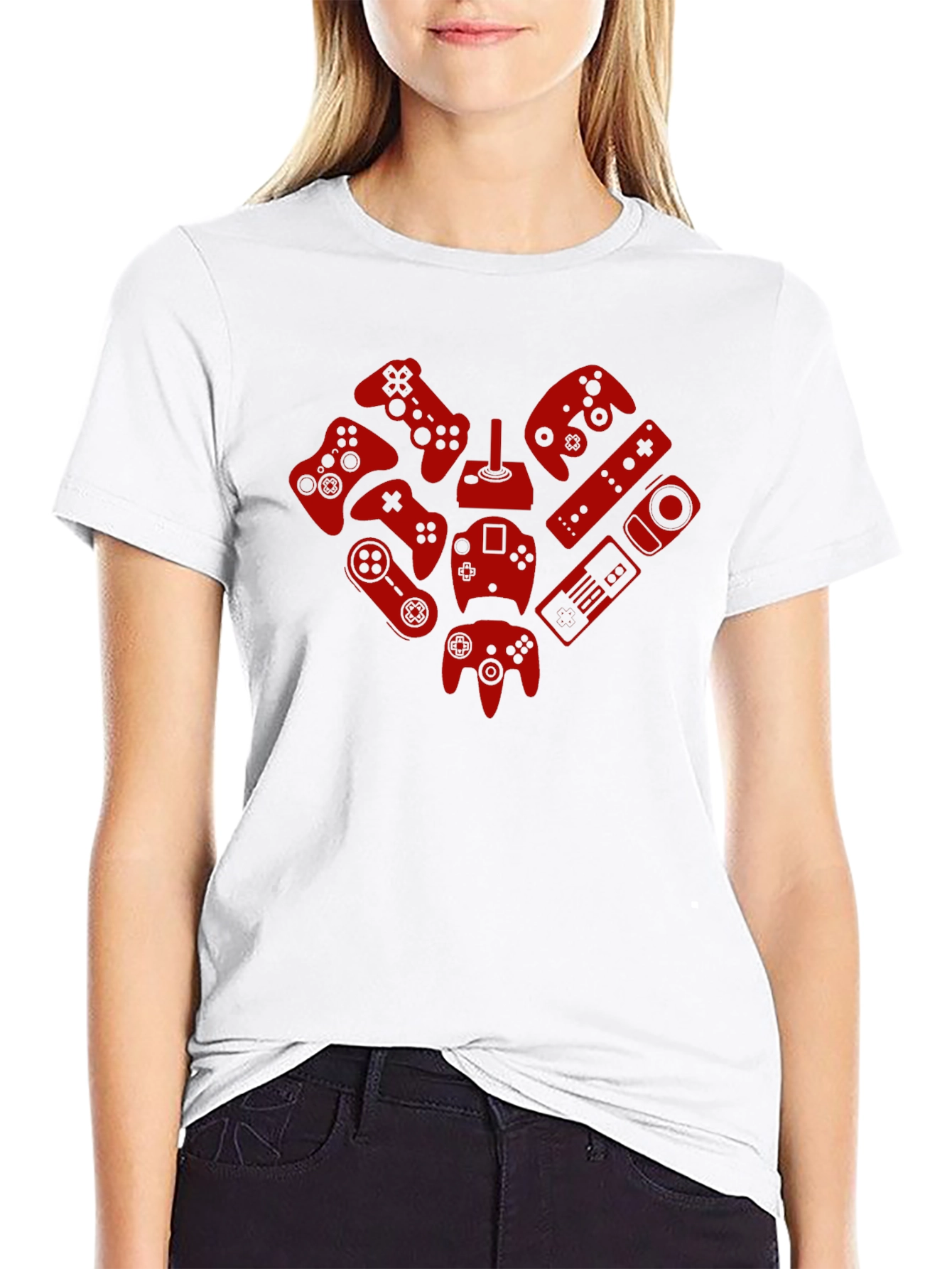 Gamer Heart T-Shirt - Controller Love!