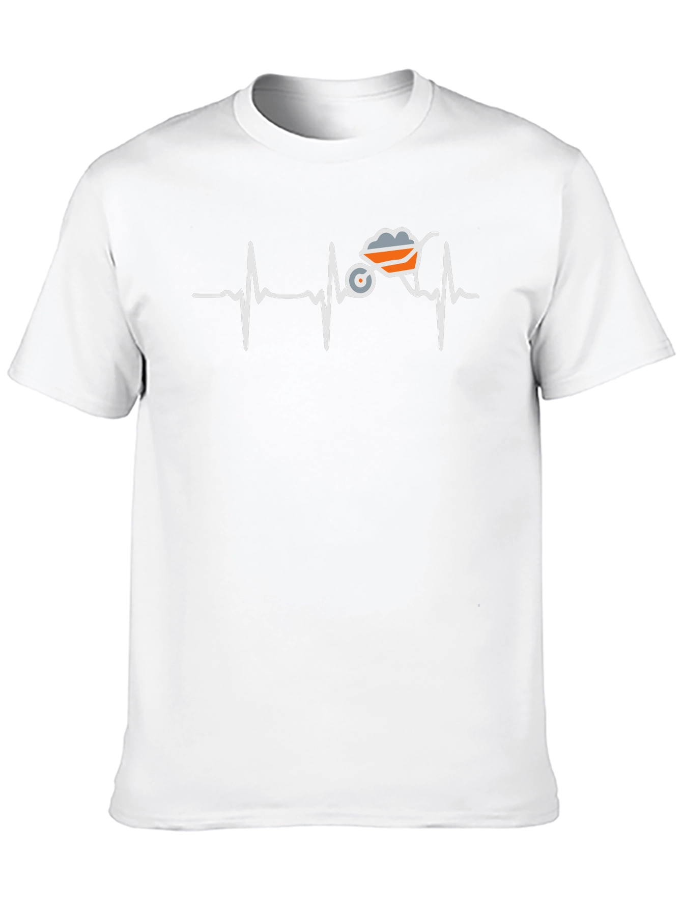 Gardeners Heartbeat T-Shirt - Wheelbarrow Design