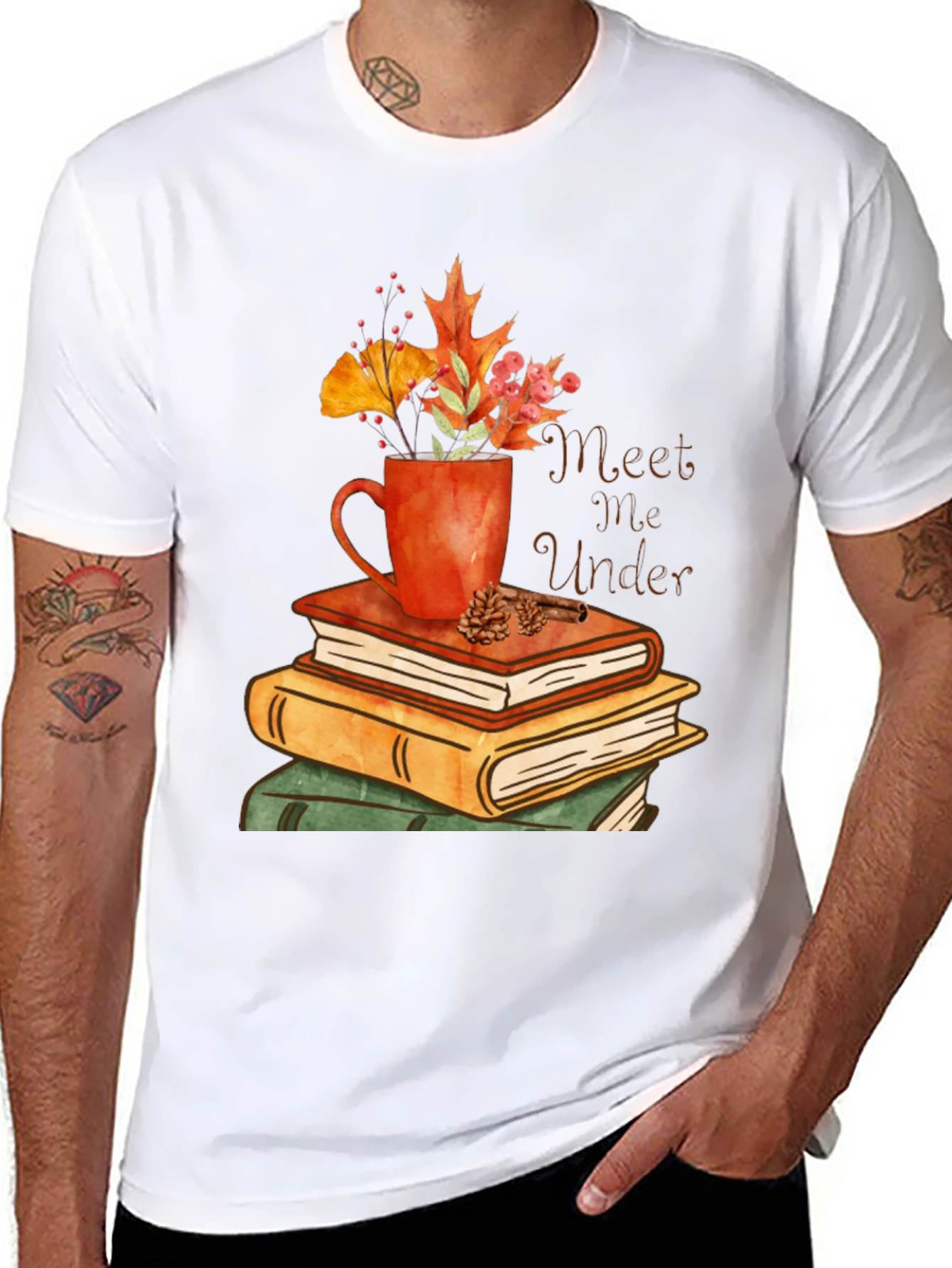 Autumn Book Lover T-Shirt