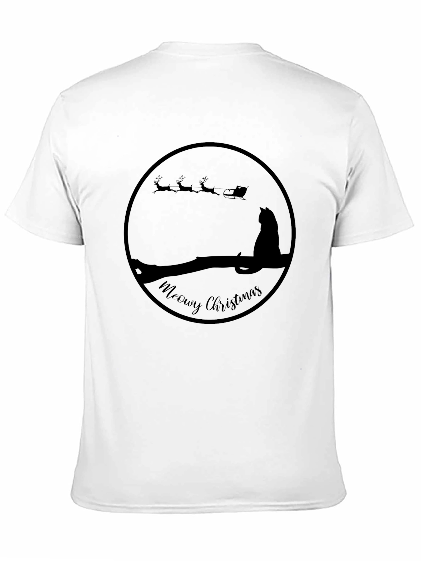 Meowy Christmas Cat T-Shirt