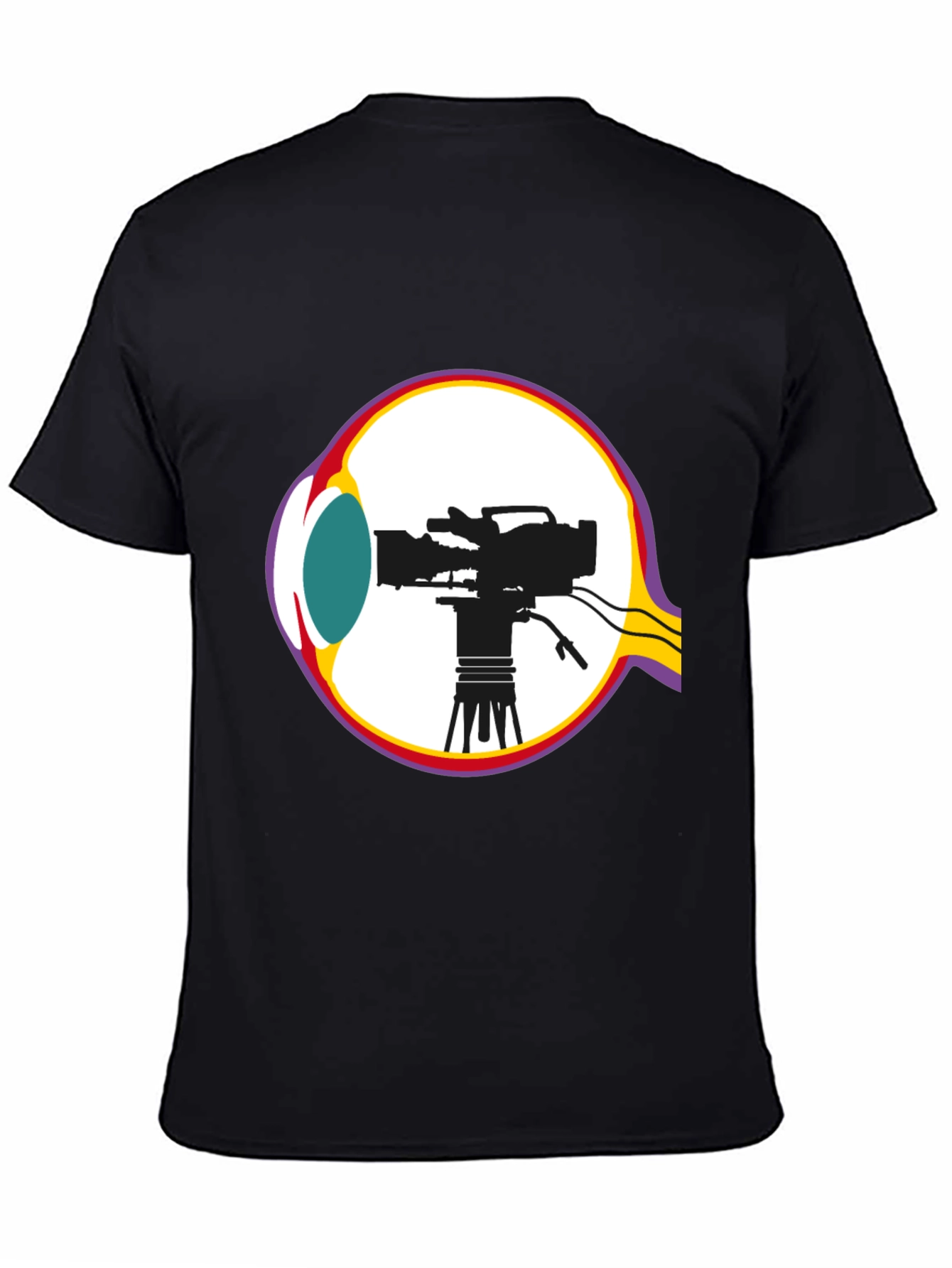 Eye Camera Black T-Shirt