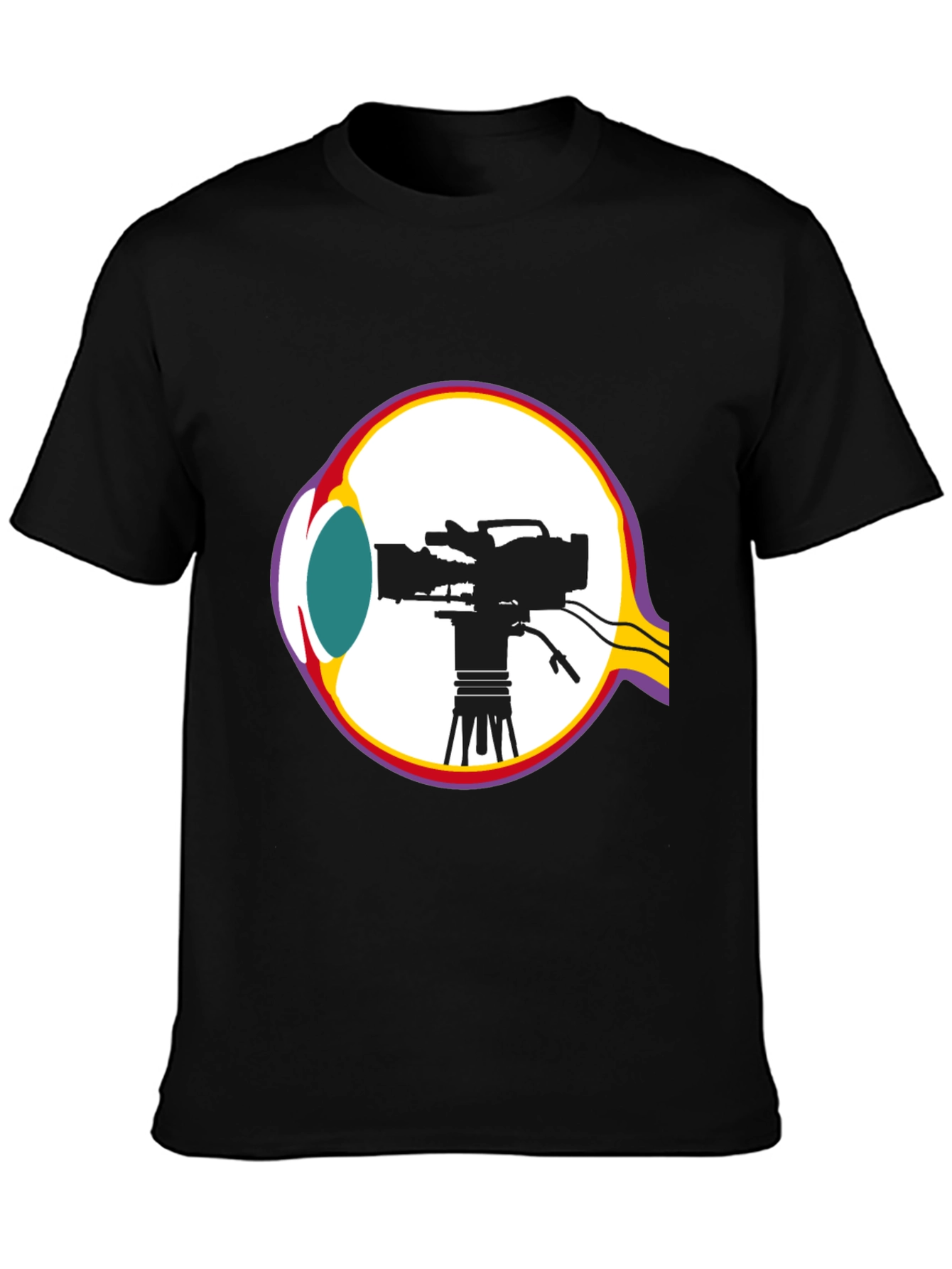 Eye Camera Black T-Shirt