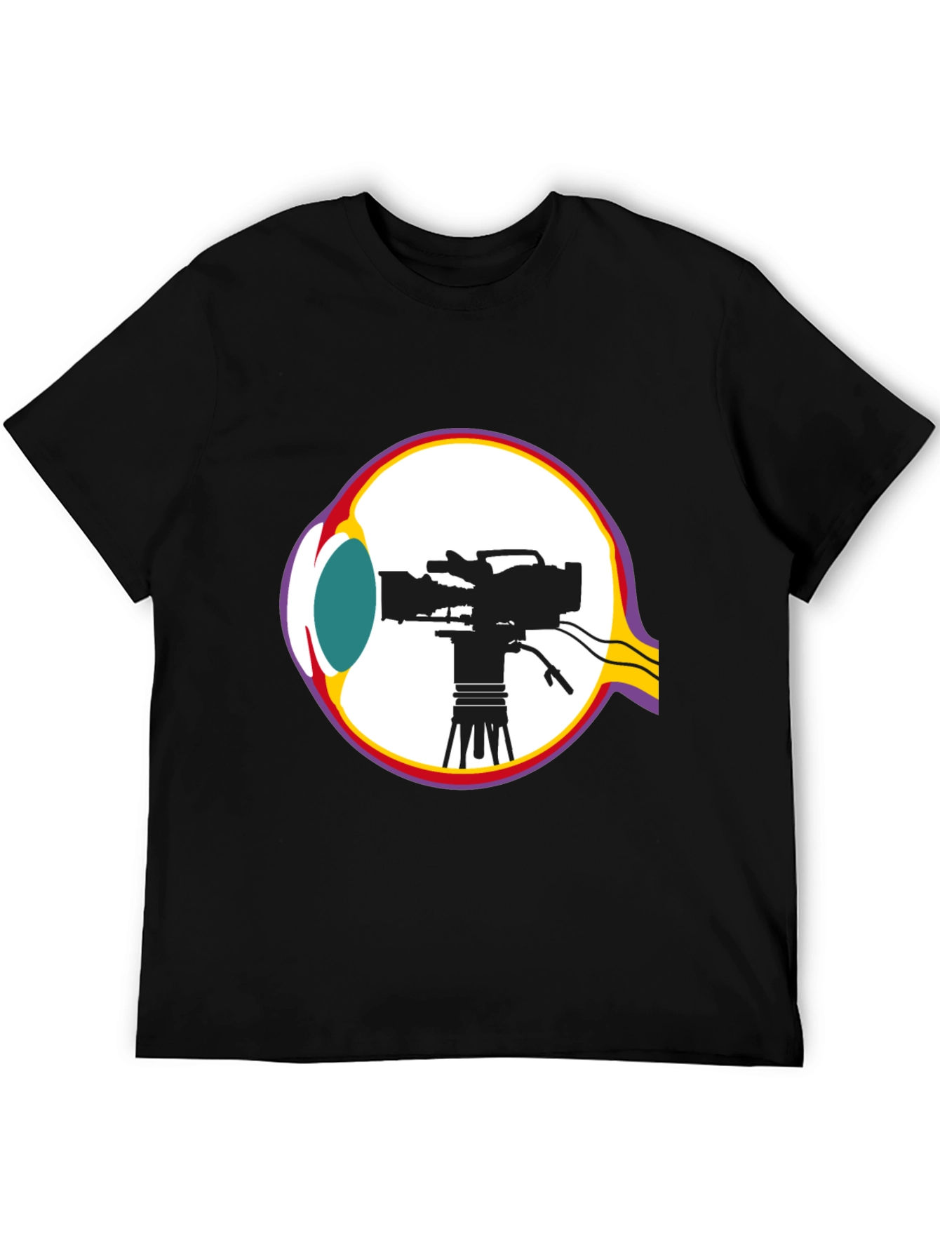 Eye Camera Black T-Shirt