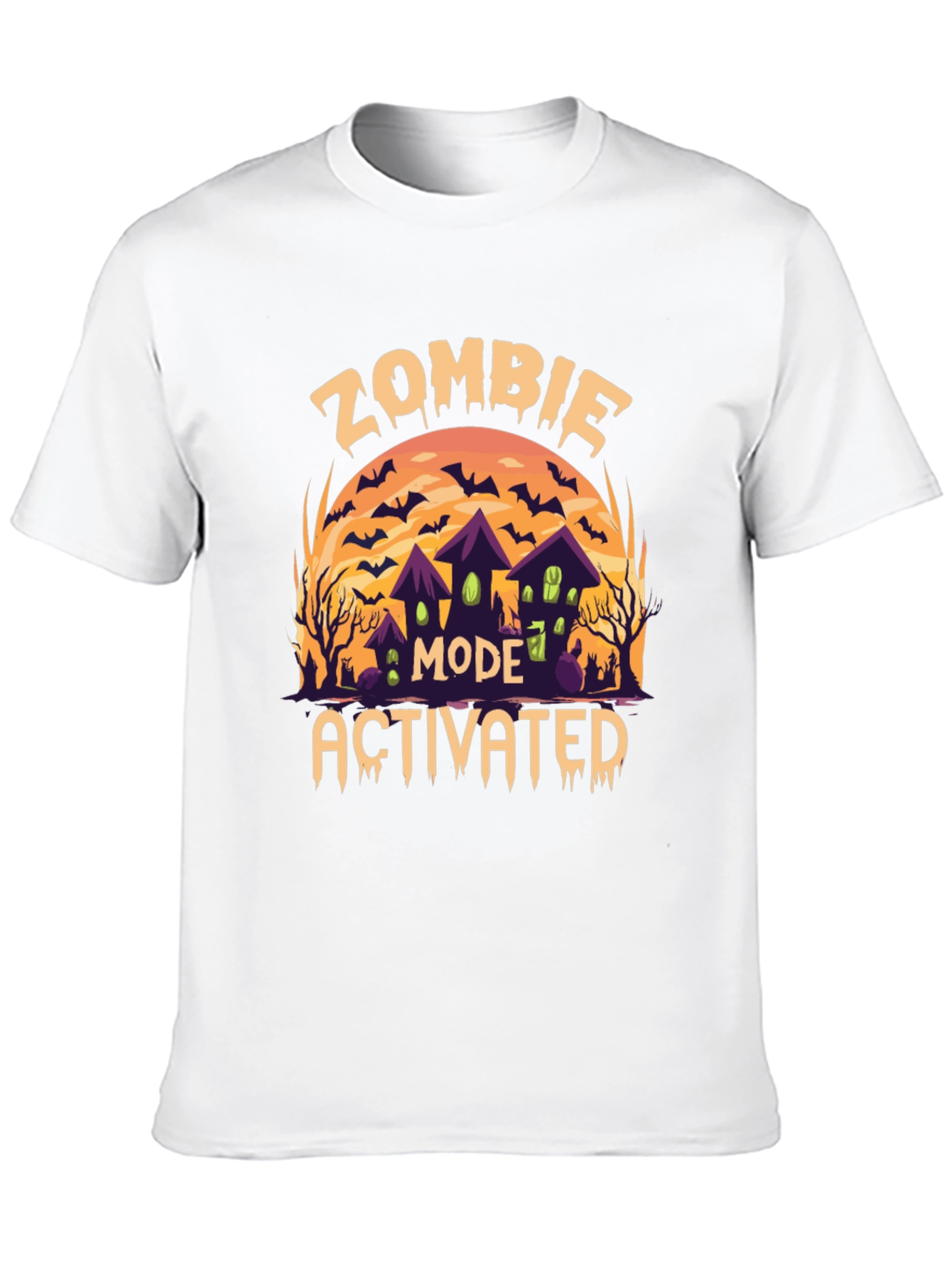 Zombie Mode Activated Halloween T-Shirt