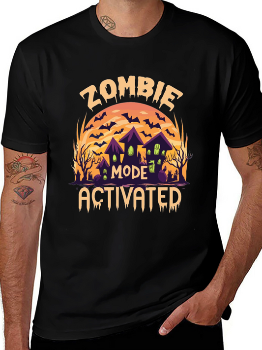 Zombie Mode Activated Halloween T-Shirt