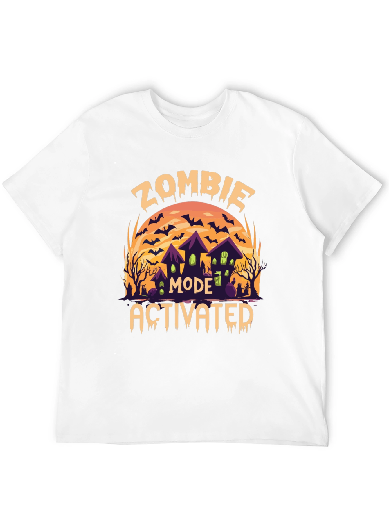 Zombie Mode Activated Halloween T-Shirt