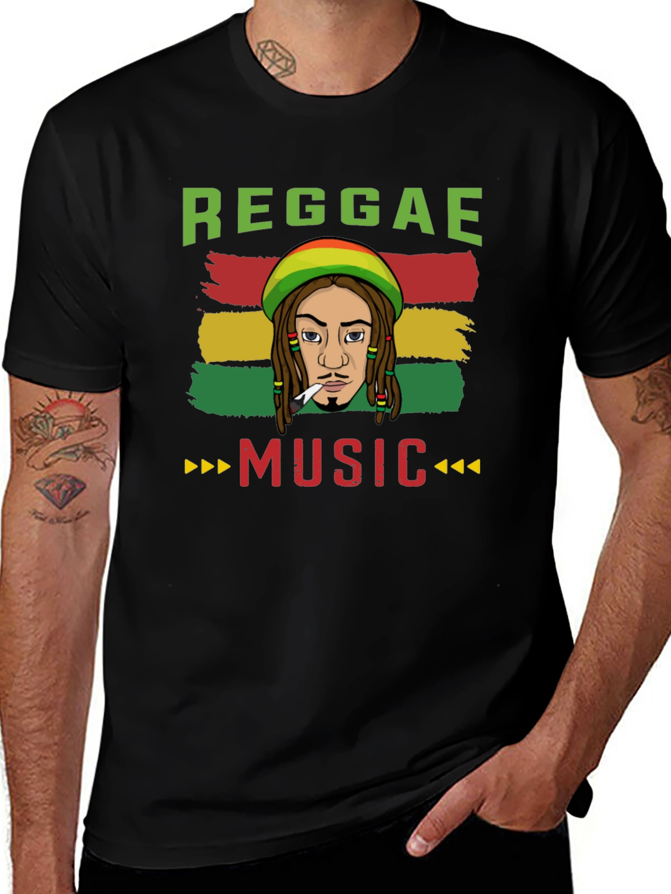 Reggae Music Graphic T-Shirt