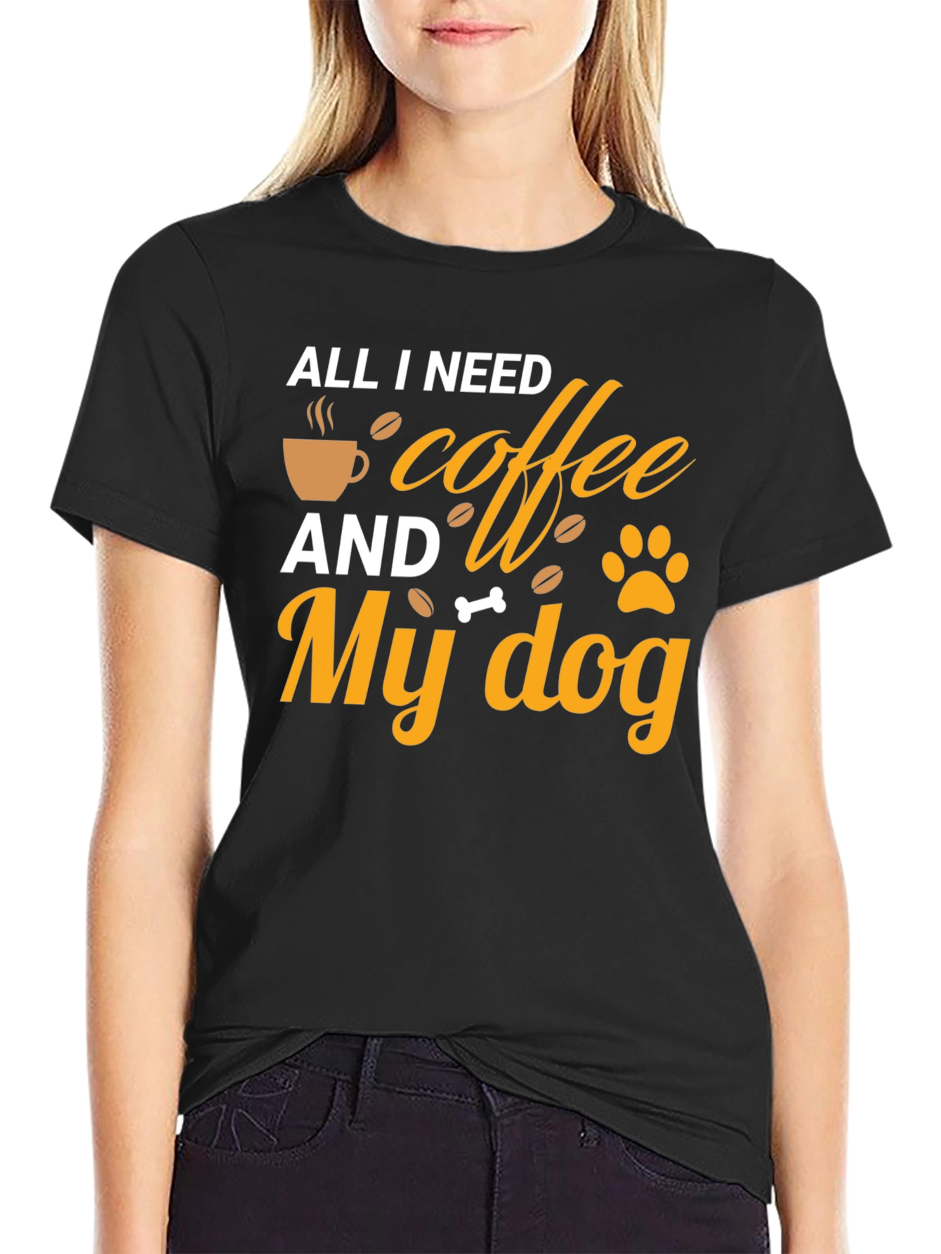 Coffee and My Dog Graphic Tee