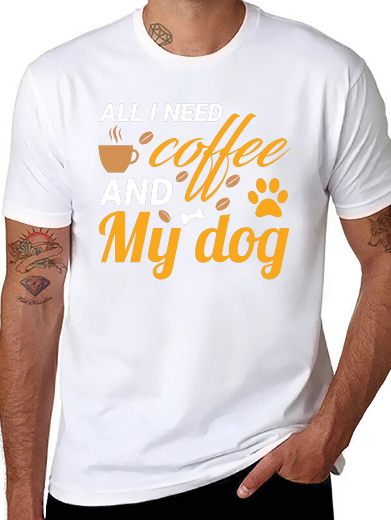 Coffee and My Dog Graphic Tee