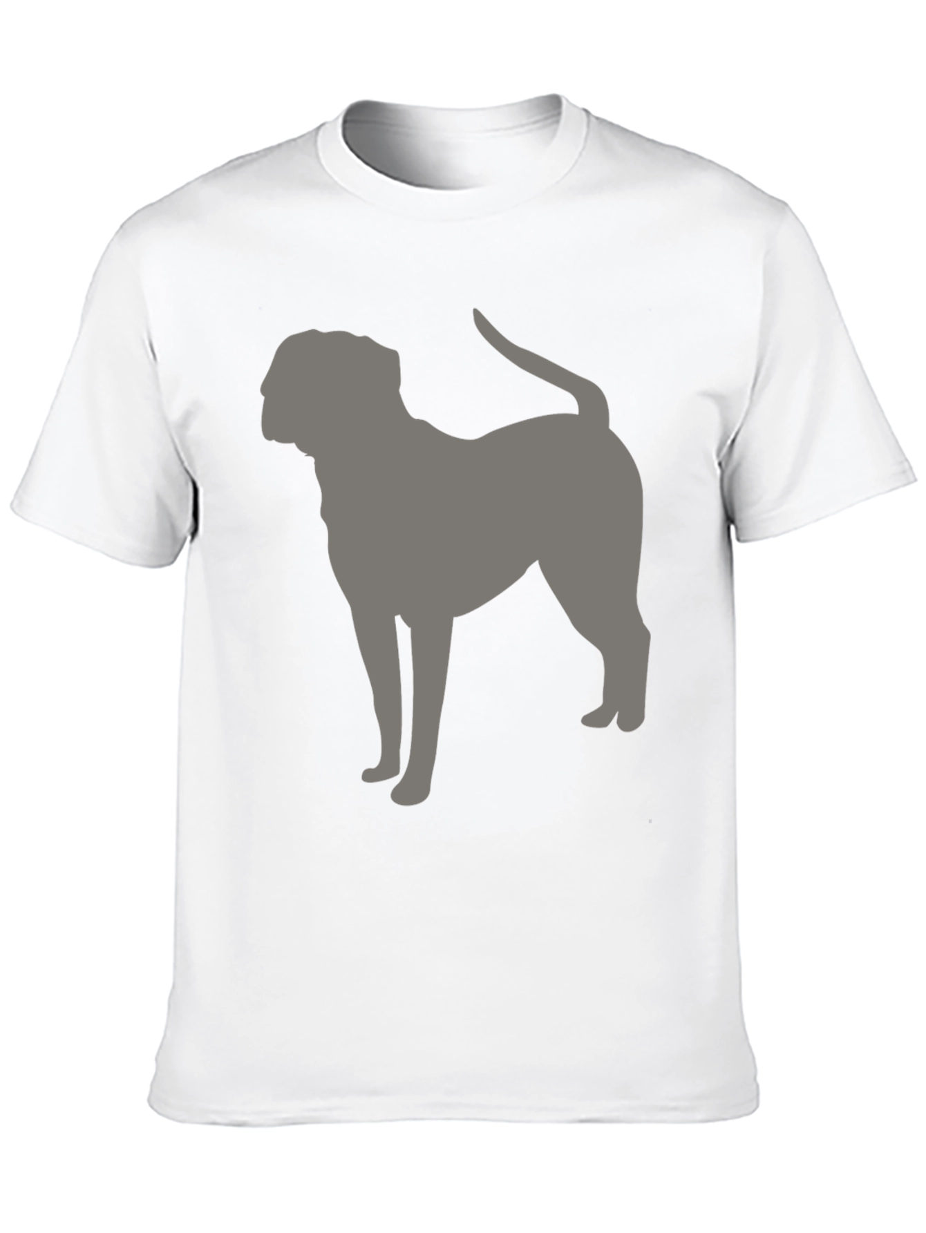 Dog Silhouette Graphic Tee - Modern Casual Style